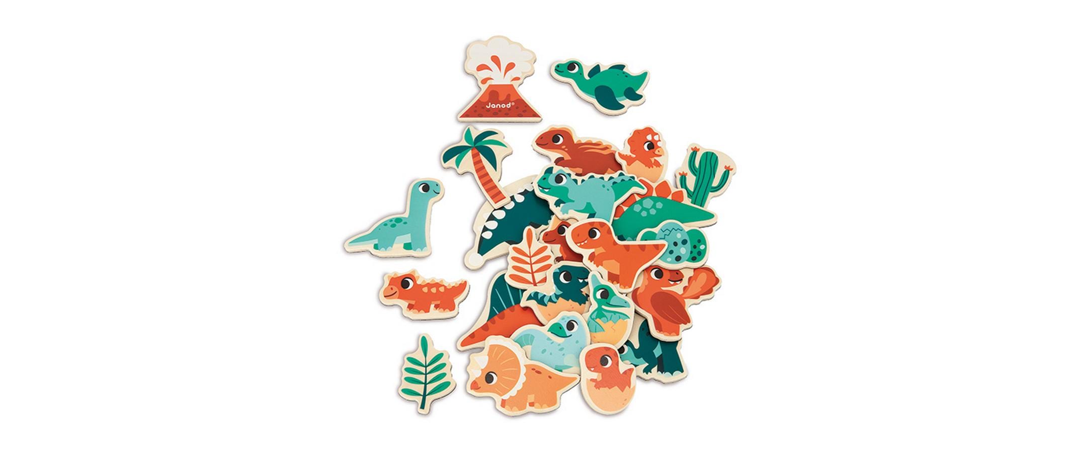 Dino Magnete 24 Stück FSC Alter ab: 2 Jahren