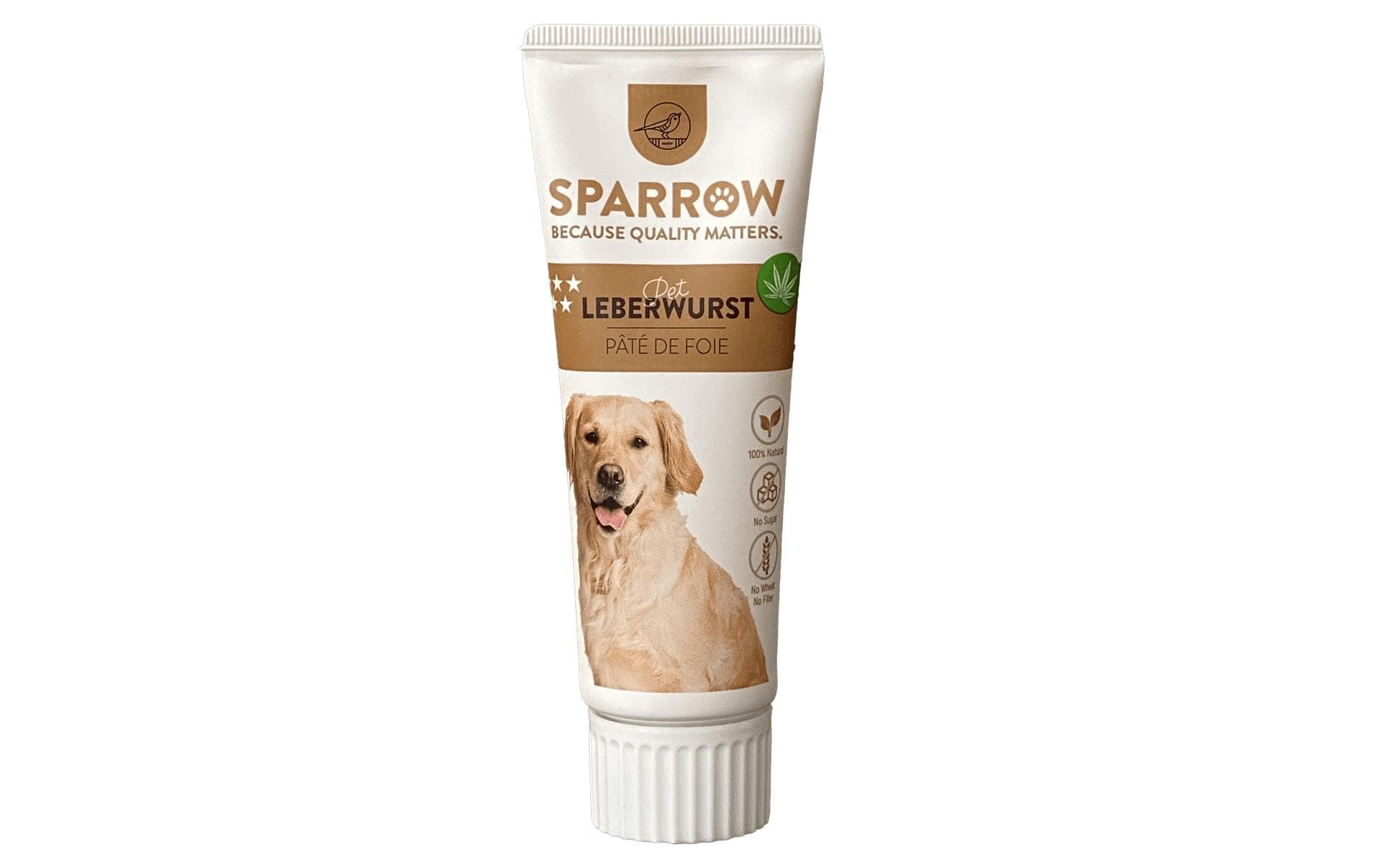 Sparrow Dog Leberwurst mit CBD 75g
