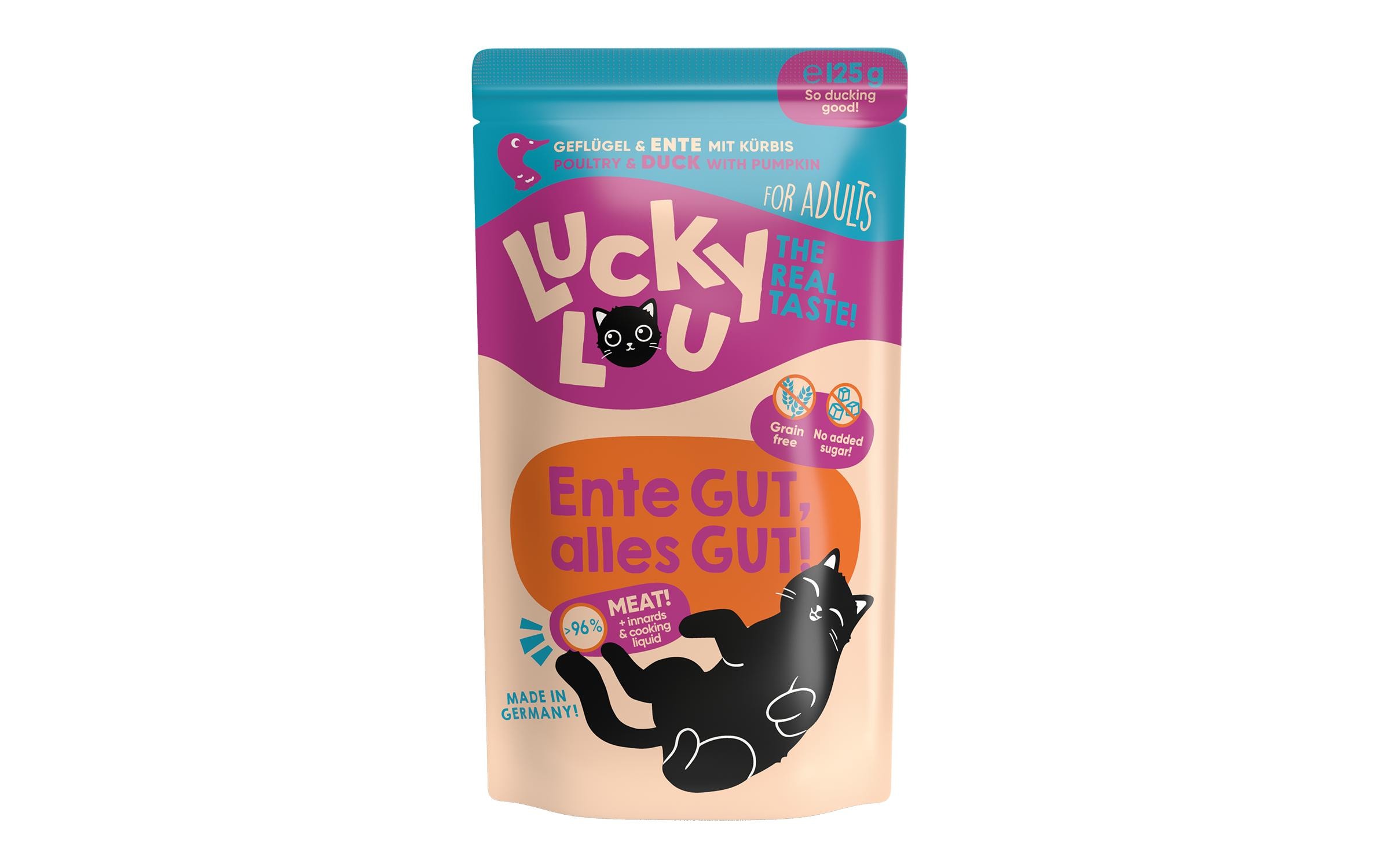 Lucky Lou Lifestage Adult Geflügel&Ente 125g