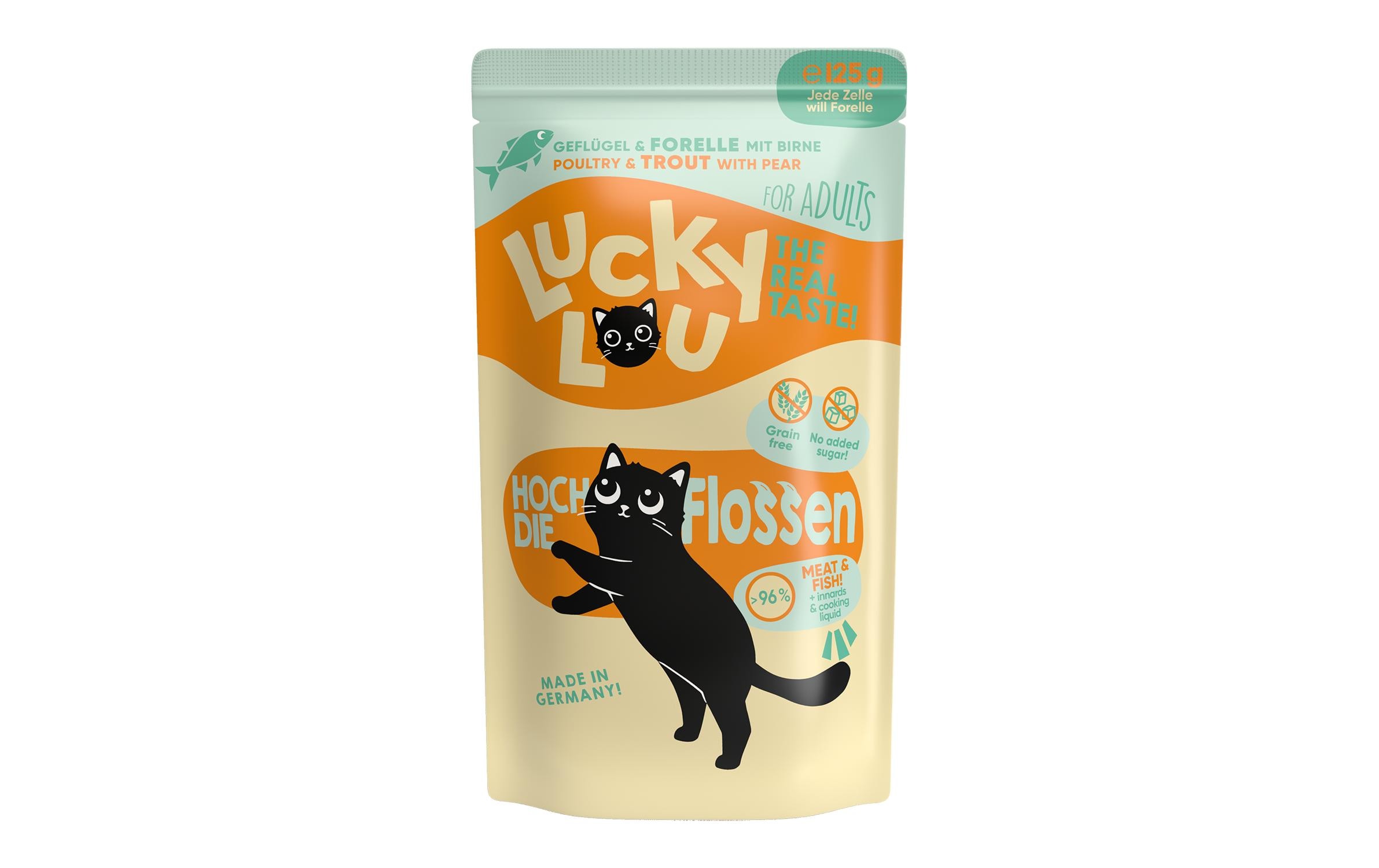 Lucky Lou Lifestage Adult Geflügel&Forelle 125g