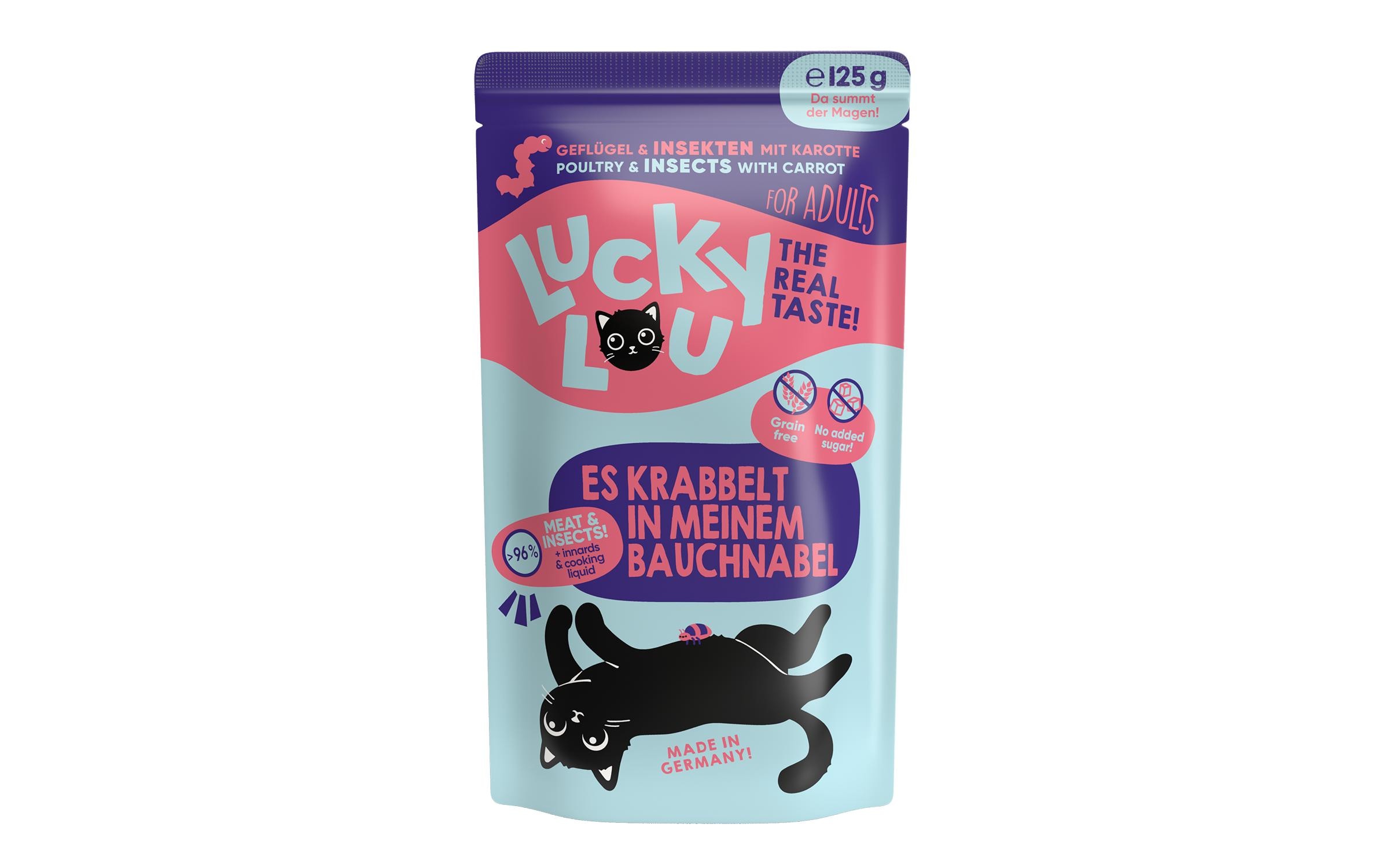 Lucky Lou Lifestage Adult Geflügel&Insekten 125g