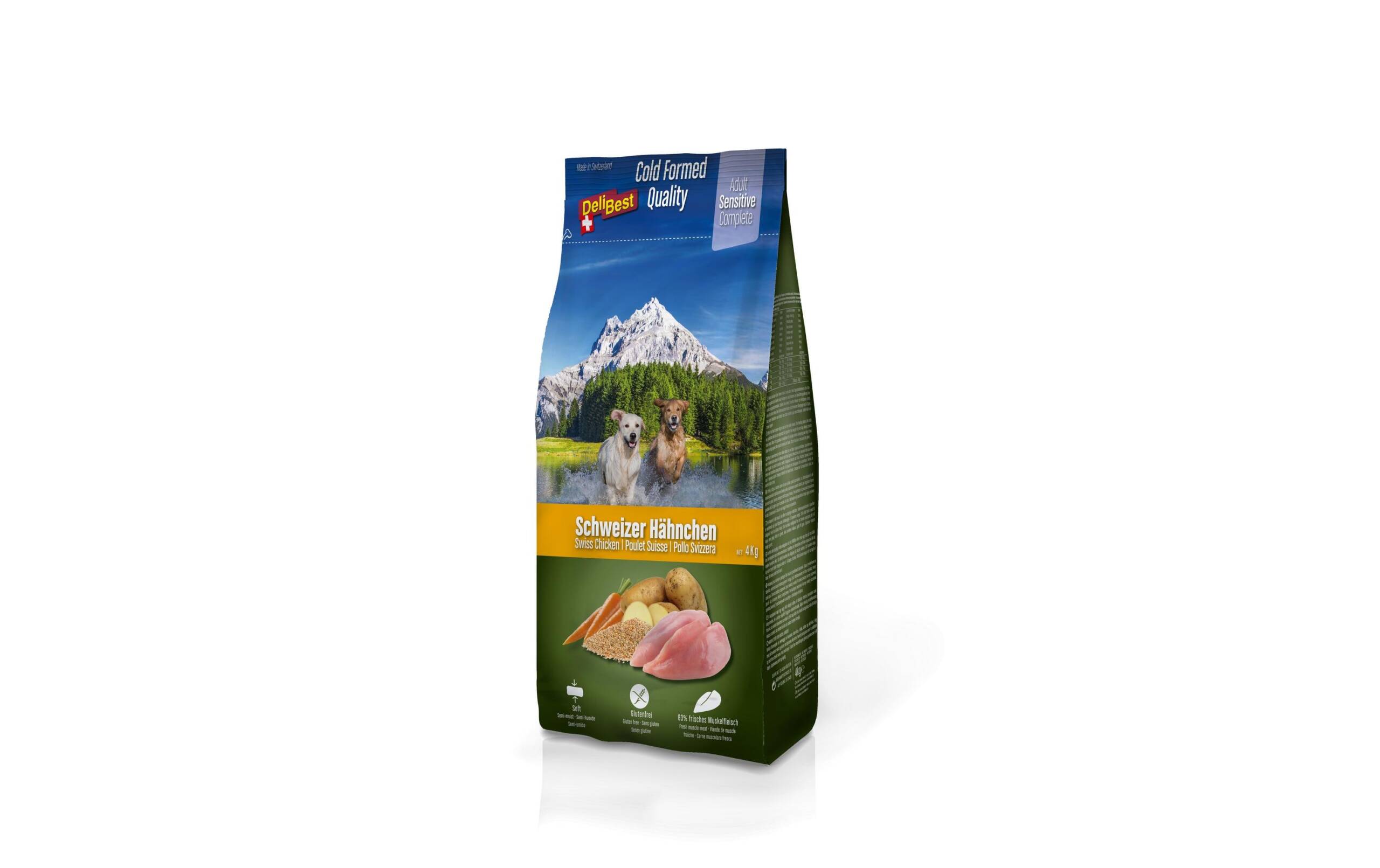 DeliBest Premium Complete Sensitive Dog Huhn, 4kg – Bild 2