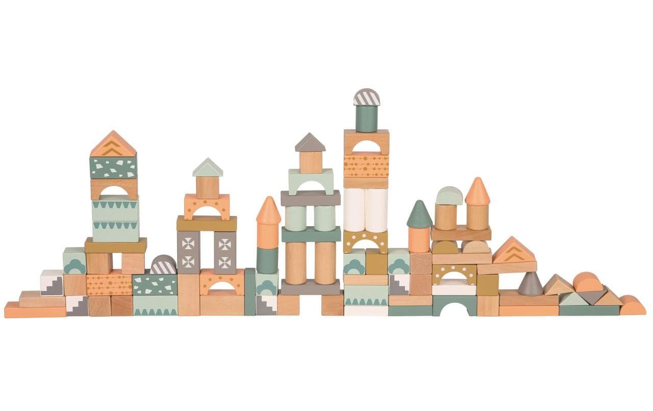 Holzbausteine 100 Stück ab 3 J.