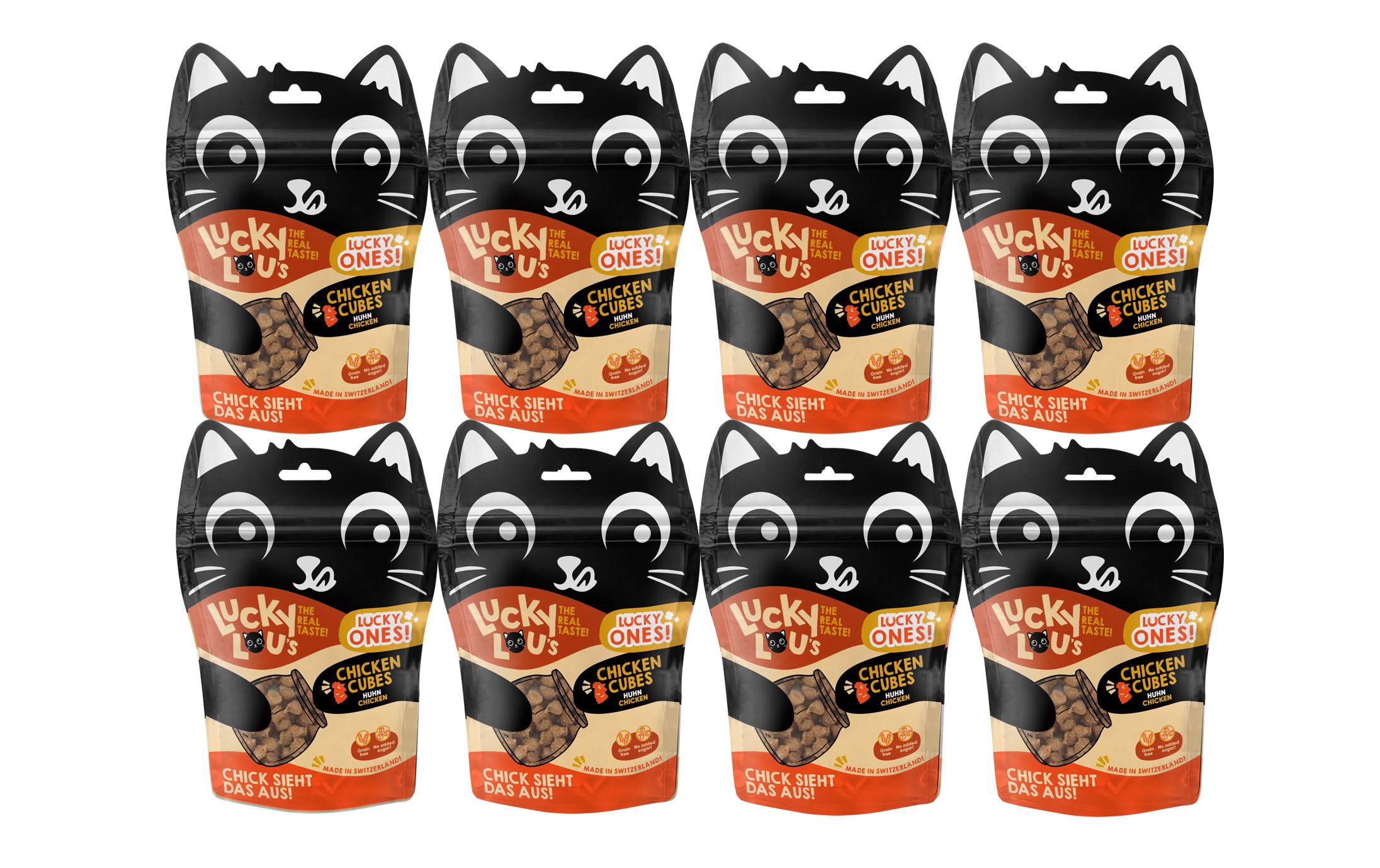 Lucky Lou Lucky Ones Cubes Huhn 8x80g Kit