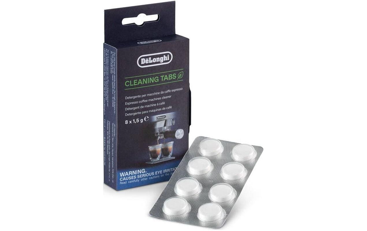 De'Longhi Reinigungstabletten DLSC552 8 Stück, zu De'Longhi Siebträgermaschinen