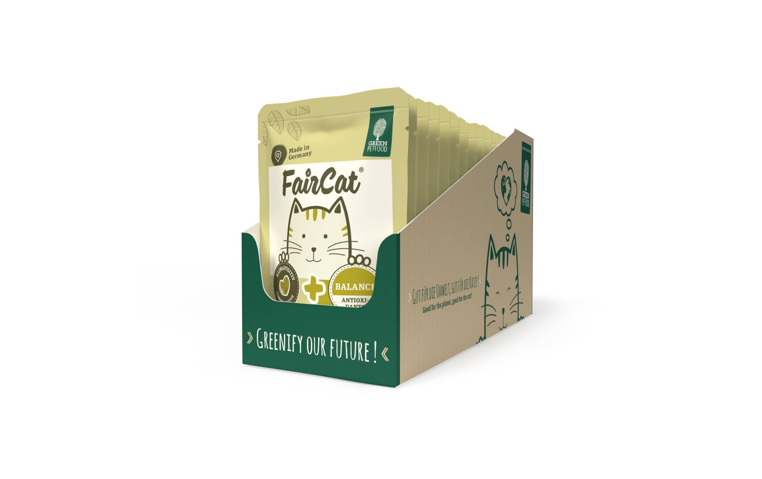 Green Petfood FairCat Nassfutter Balance 8 x 85 g