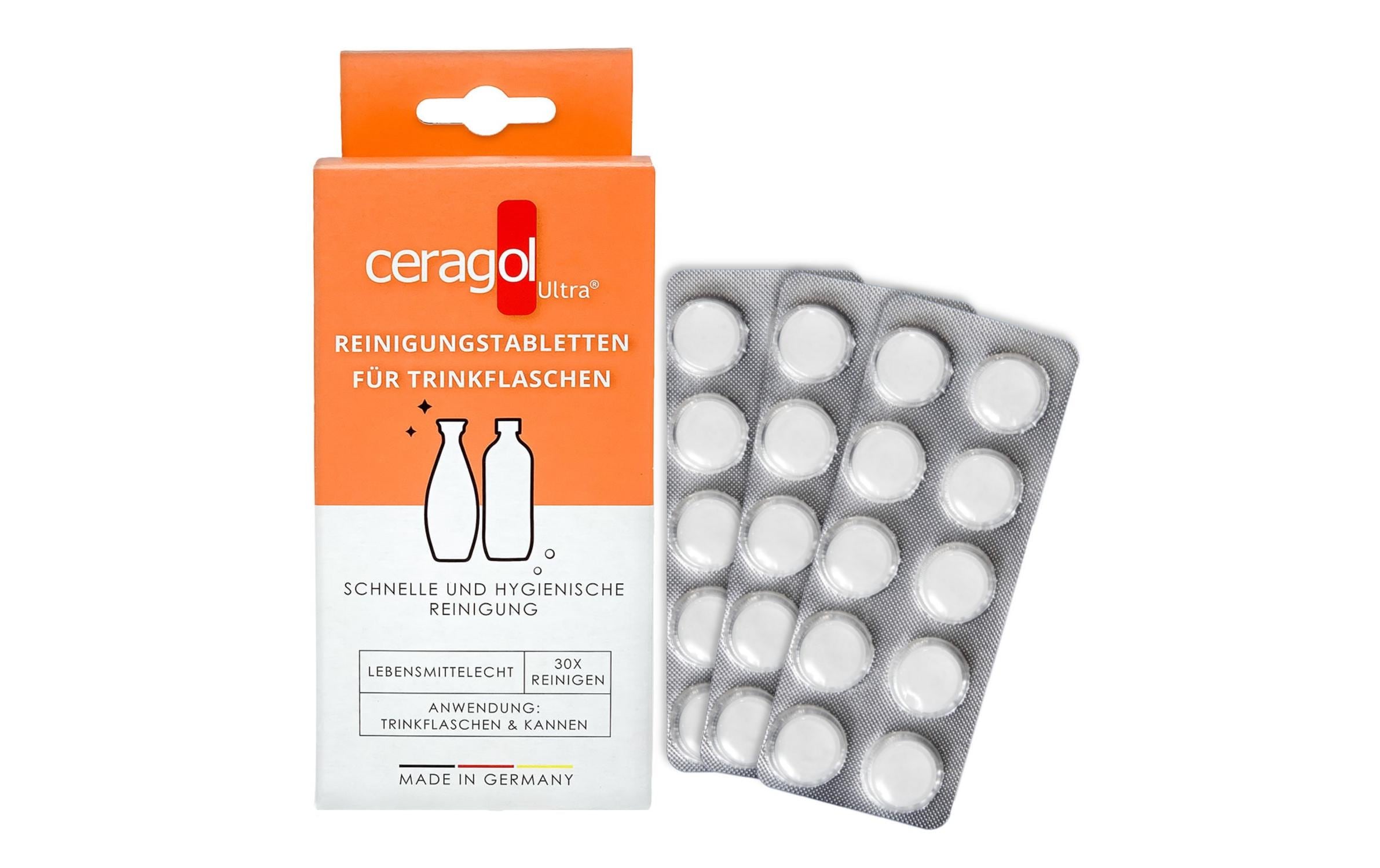 Ceragol Trinkflaschenreiniger Reinigungstabletten 30 x 2g