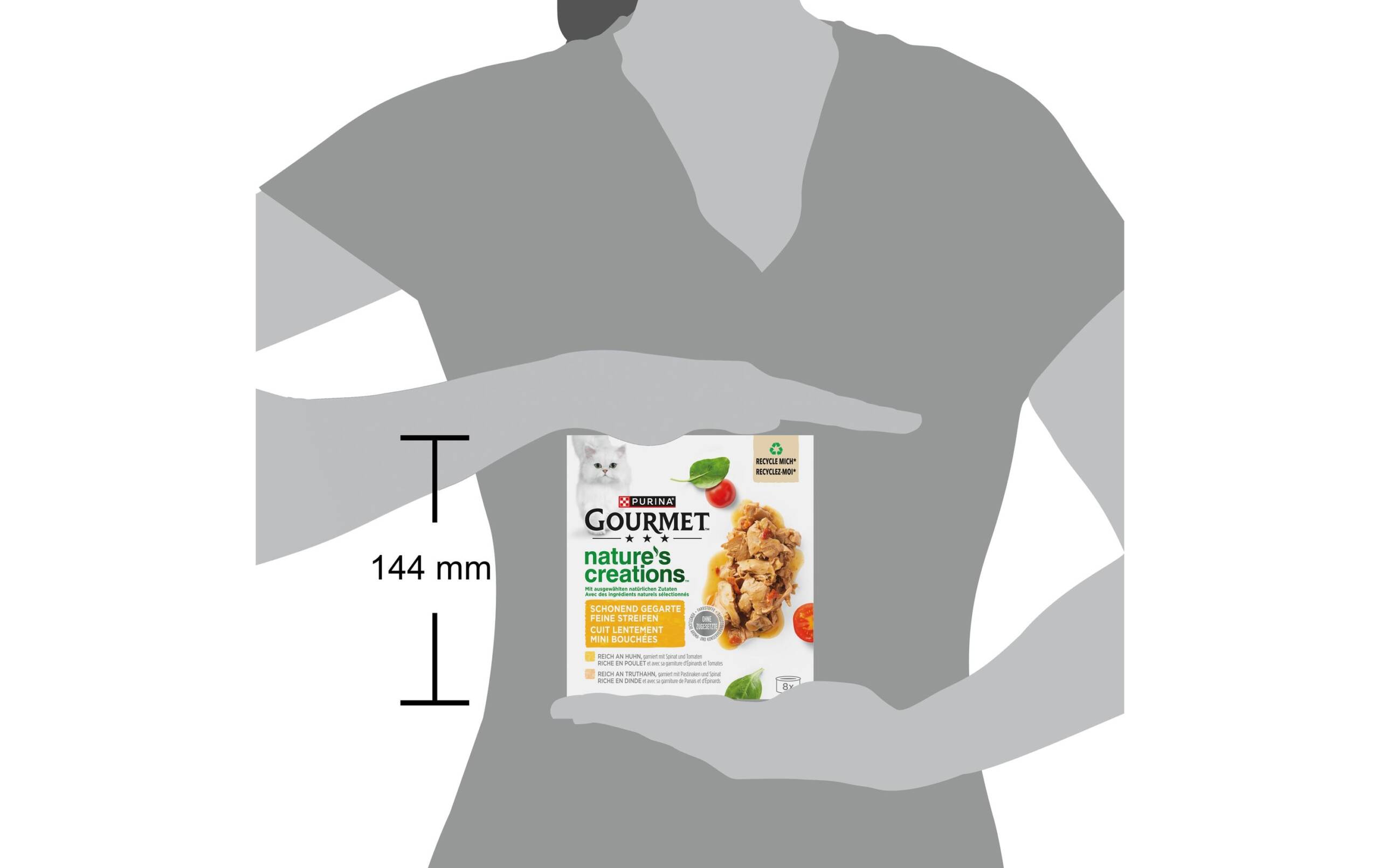 Gourmet Natures Creation Fleisch 8x85g – Bild 6