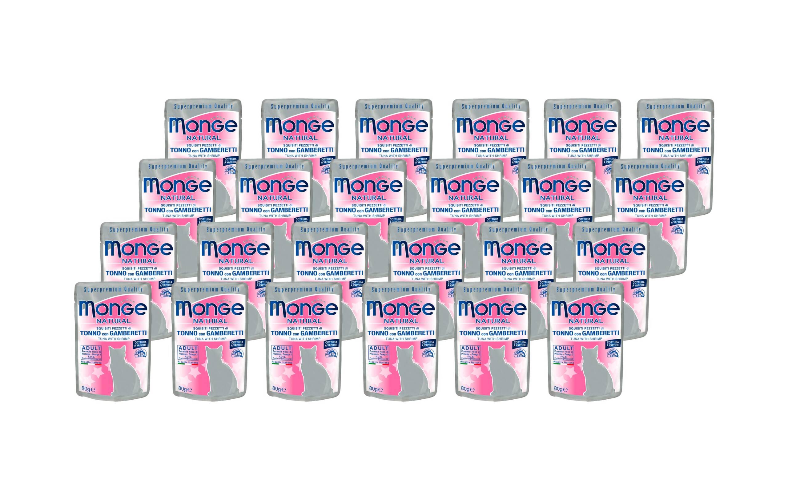 Monge Cat Natural Adult 24x80g Kit