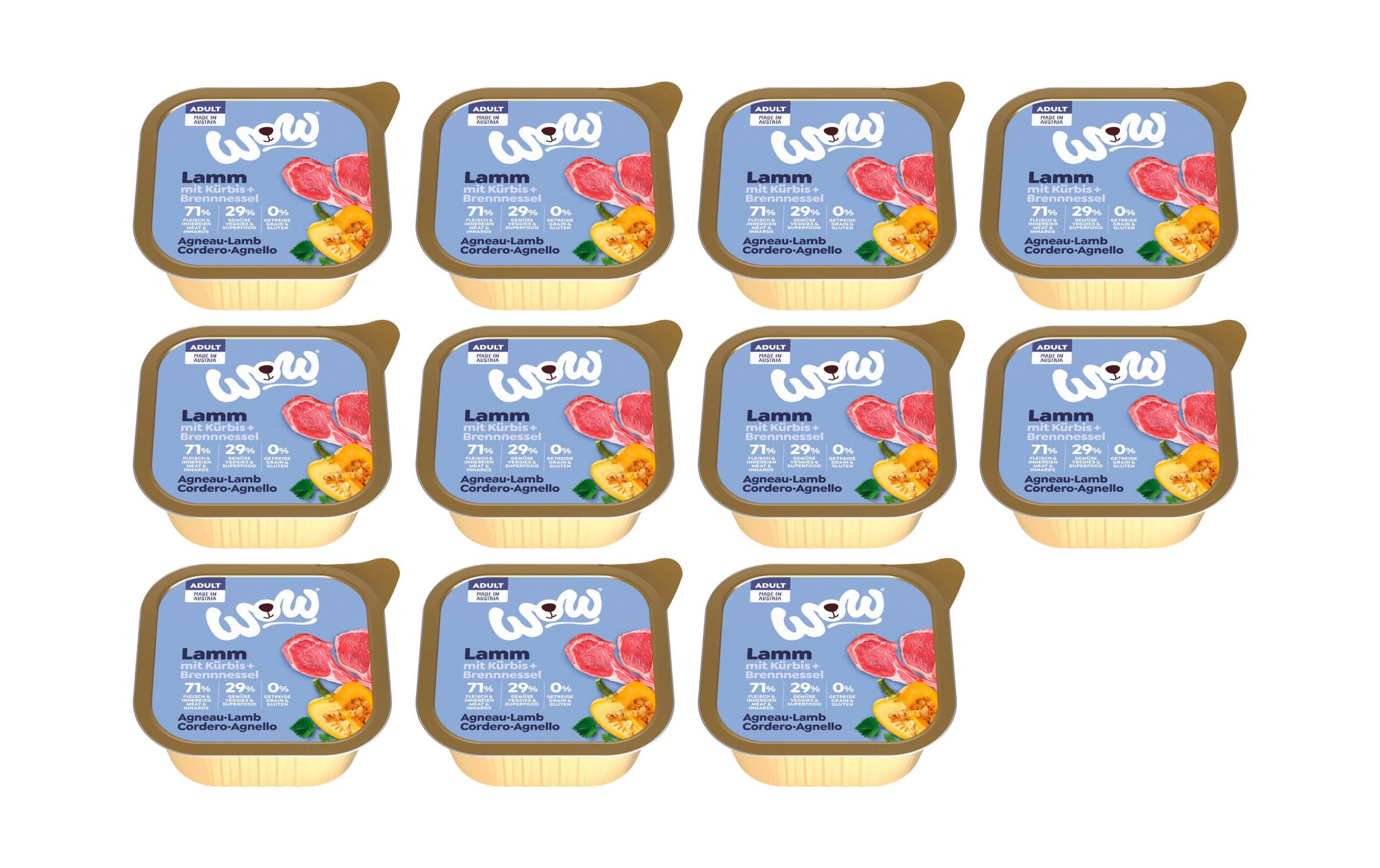 WOW Adult Lamm Schale 11x150g Kit – Bild 2