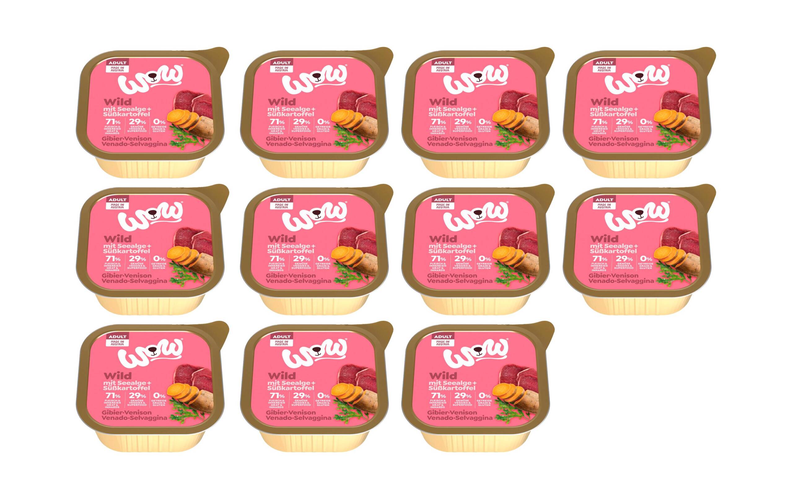 WOW Adult Wild Schale 11x150g Kit