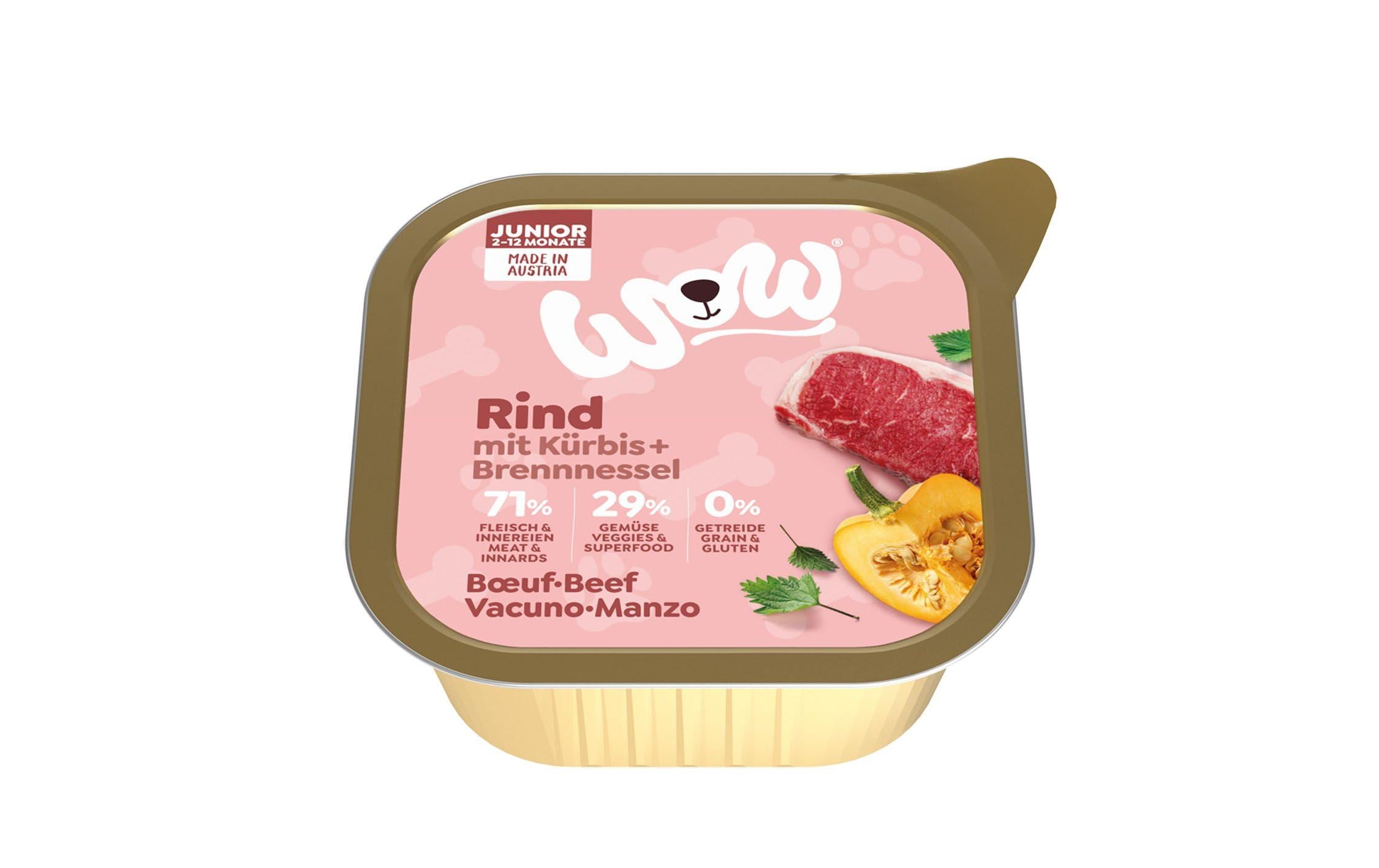 WOW Junior Rind Schale 11x150g Kit – Bild 3