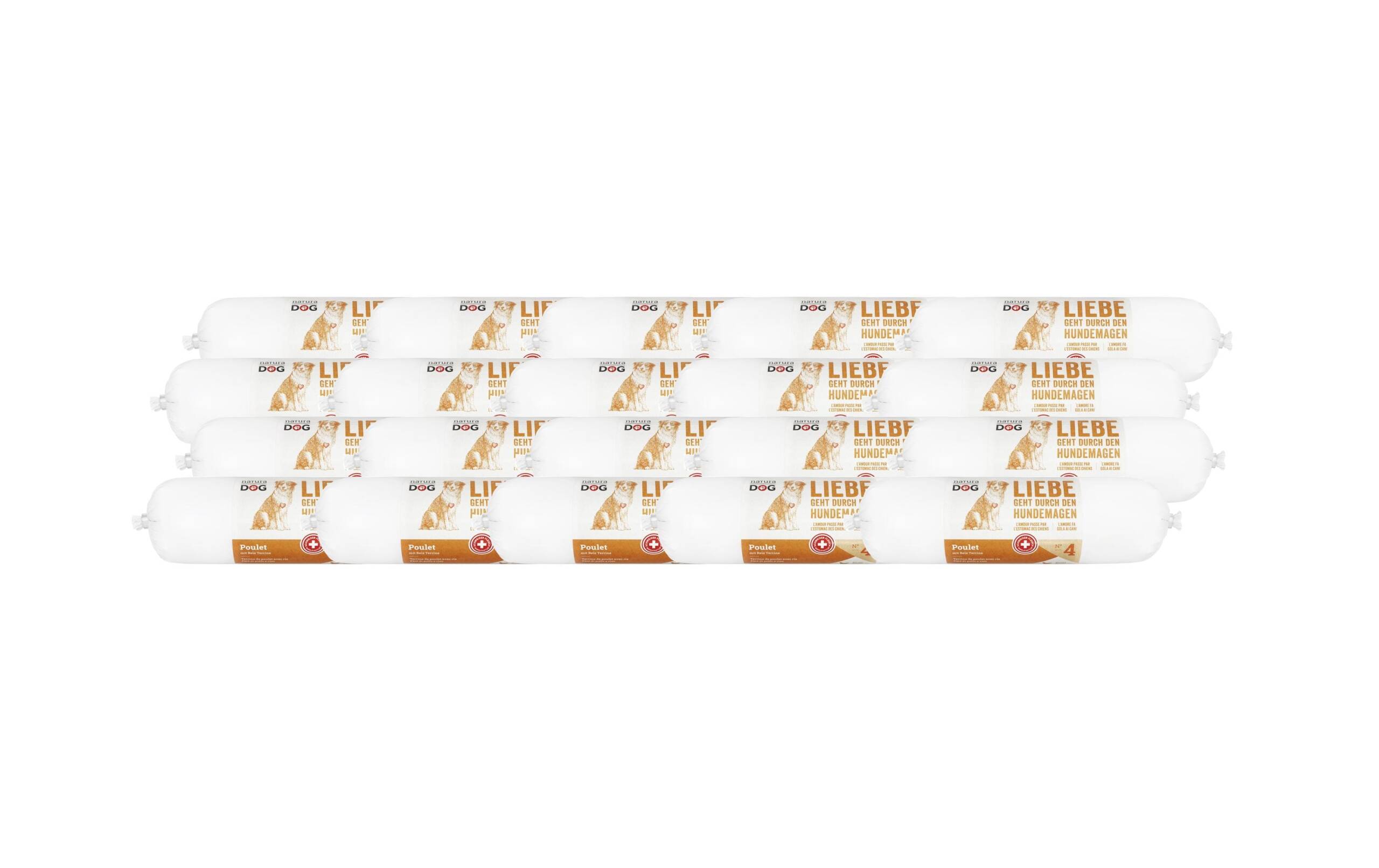 natura Dog Nassfutter Poulet Kit mit Reis Terrine 20x400g