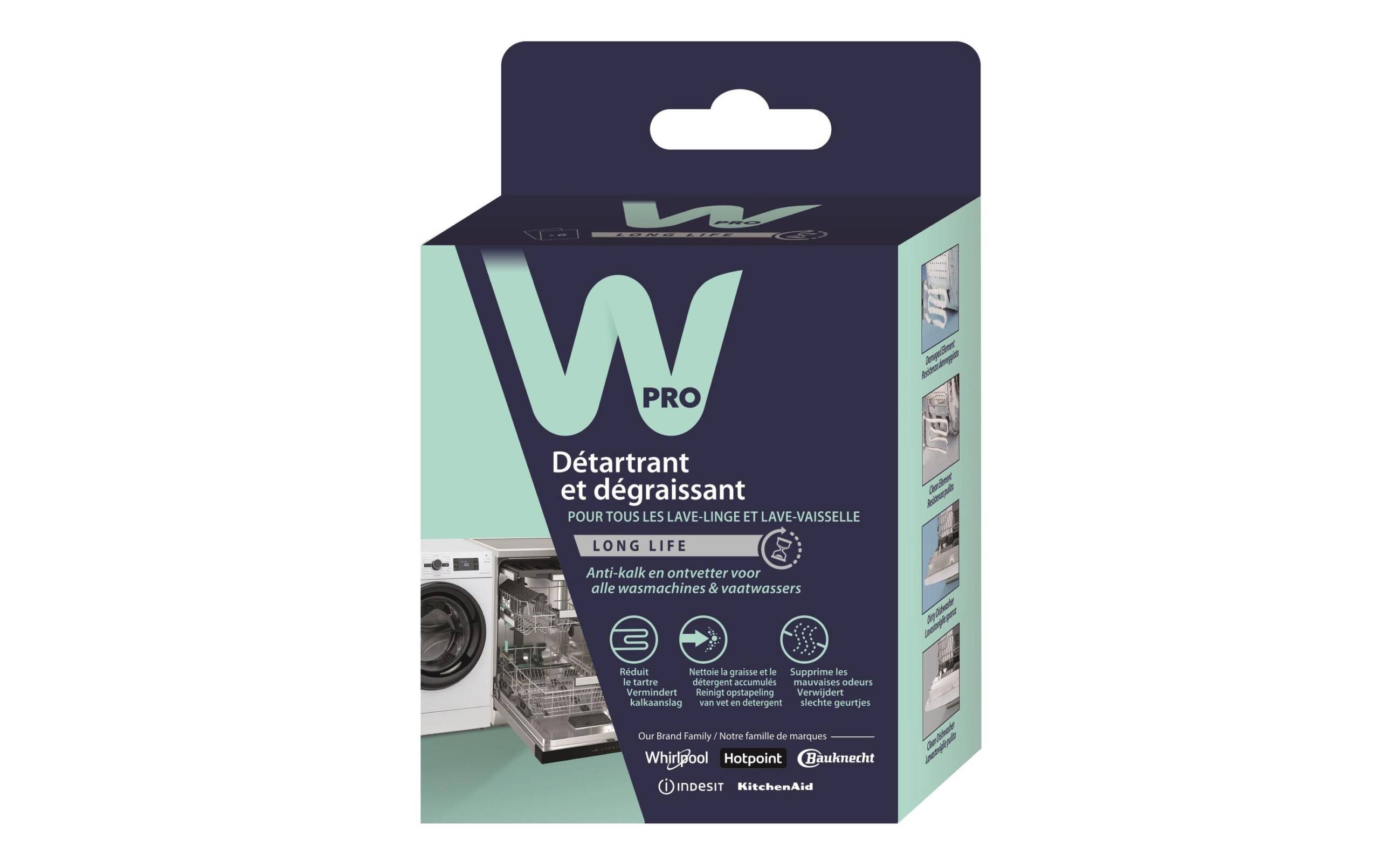 Wpro Waschmaschinenentkalker DES124 6 Stück