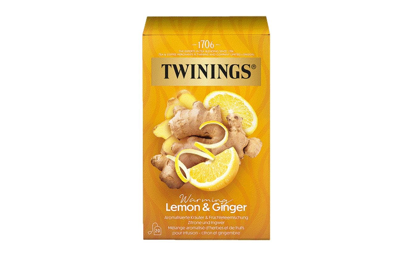 Twinings Zitronen & Ingwer 20 x 1.5 g