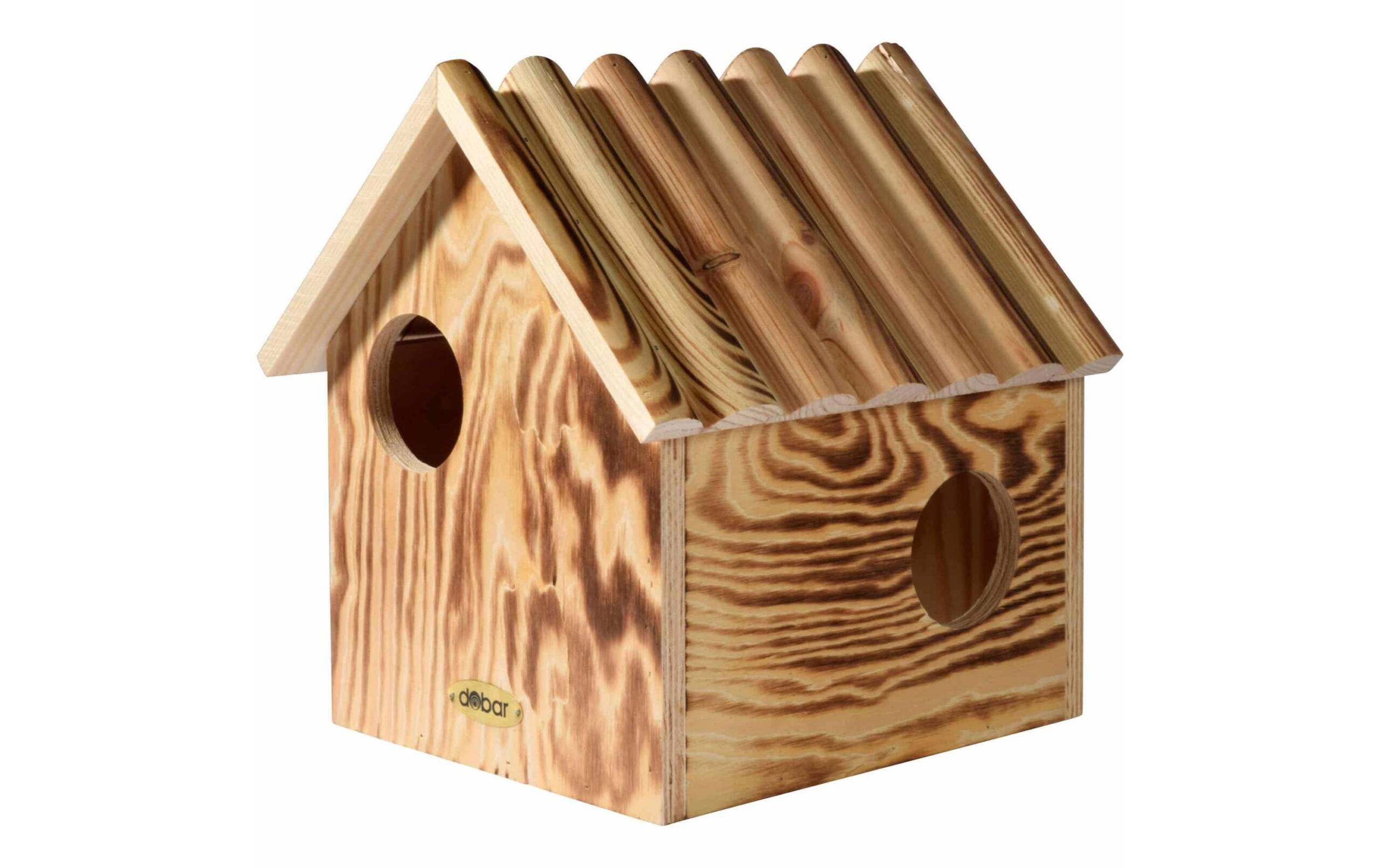 dobar Eichhörnchenkobel geflammt mit 3 Eingängen