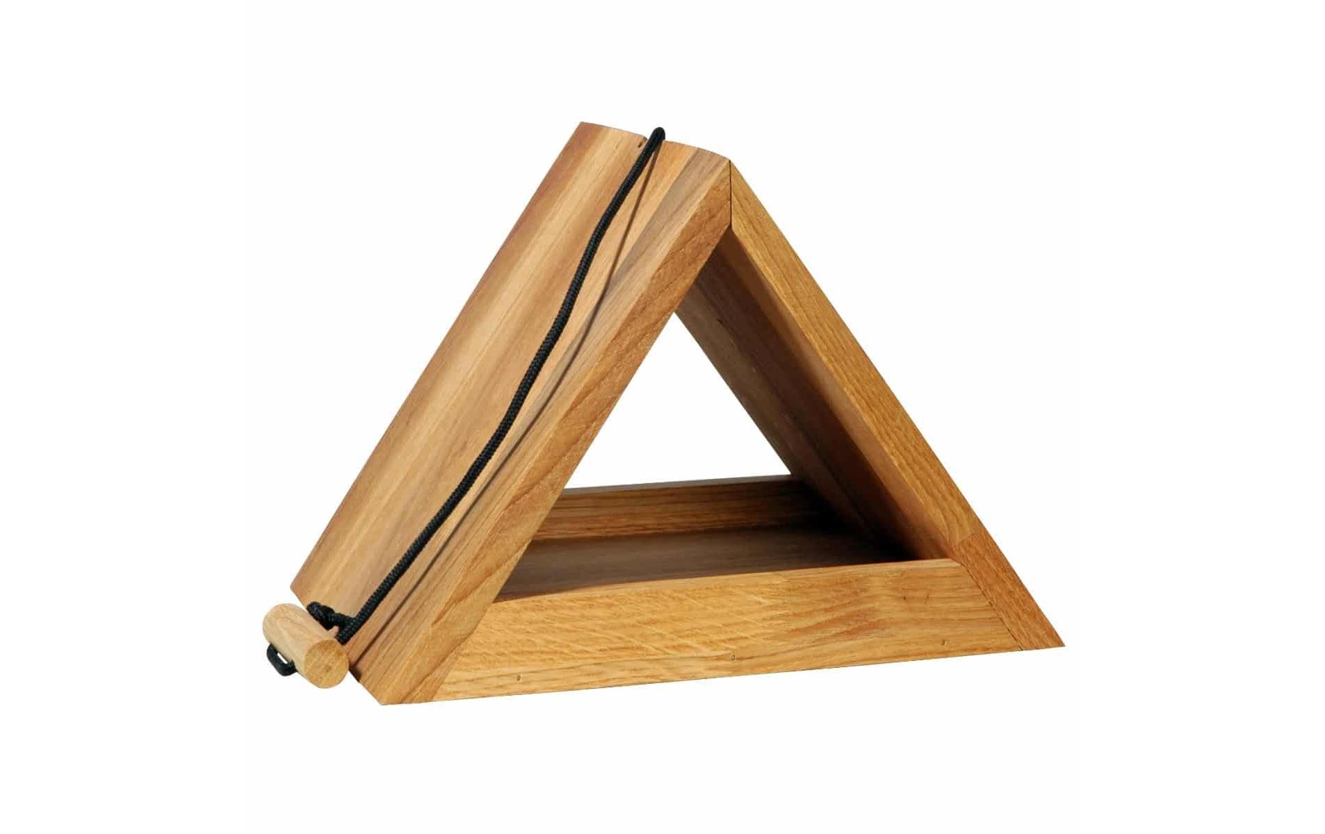 dobar GL Dreieckiges Futterhaus Eiche