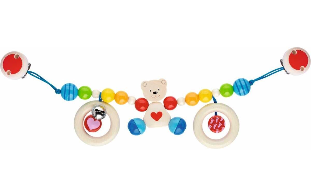 GOKI Kinderwagenkette Herzbär L= 40 cm