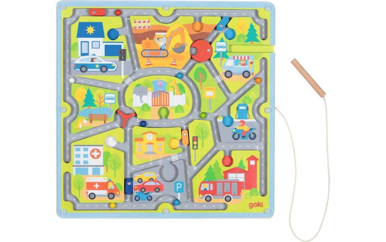 Magnetlabyrinth Kleine Stadt 3+