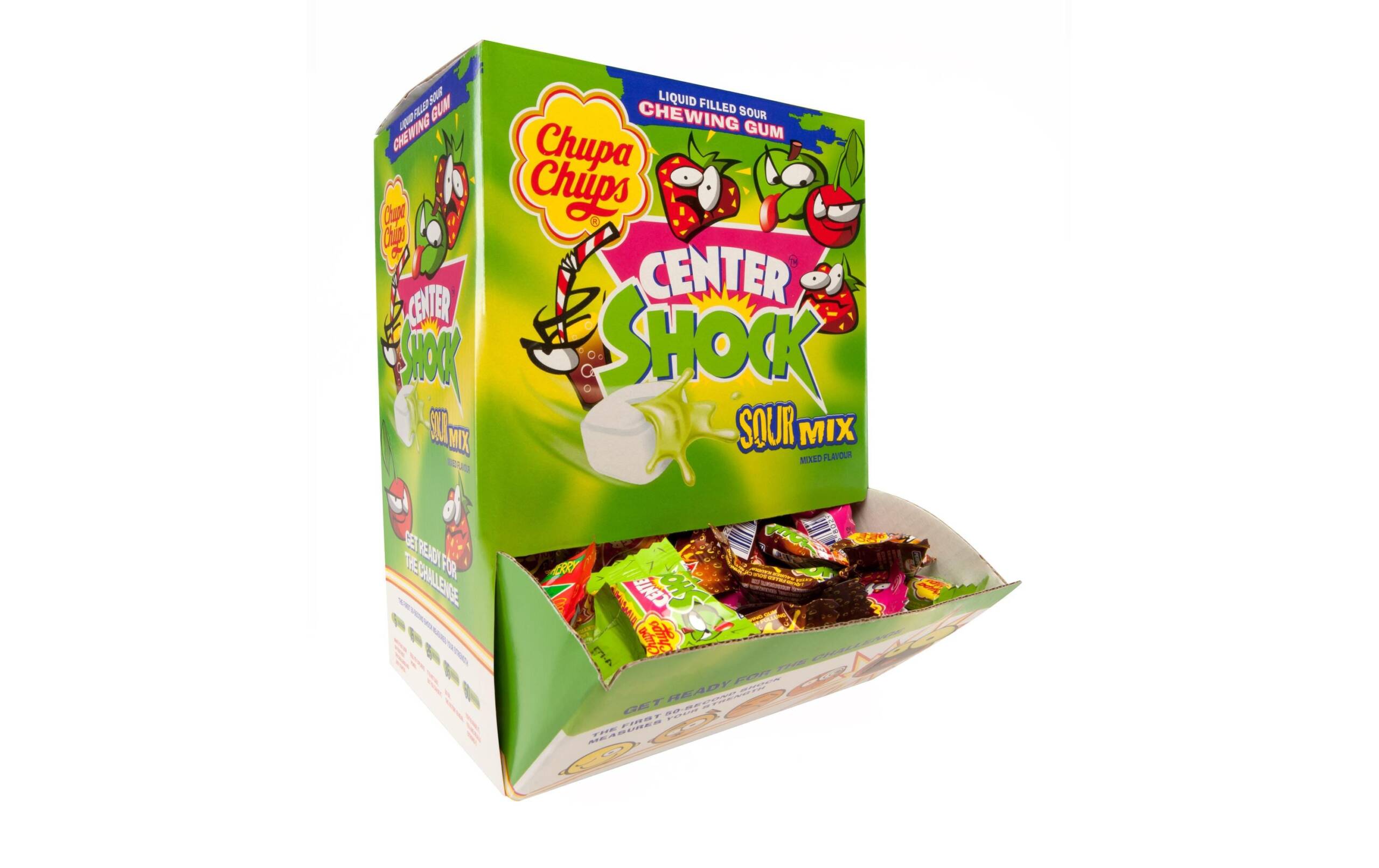 Chupa Chups Gum Center Shock sour 200 Stück