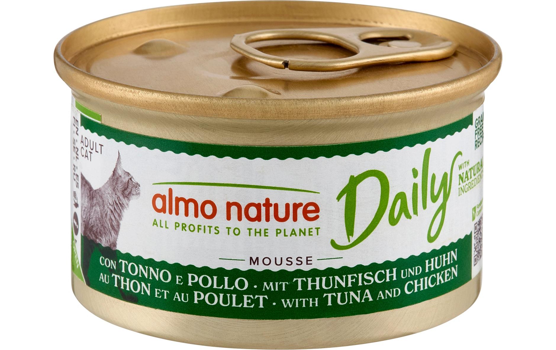 Almo Nature Nassfutter PFC Daily Mousse Thunfisch/Huhn Dose 85g