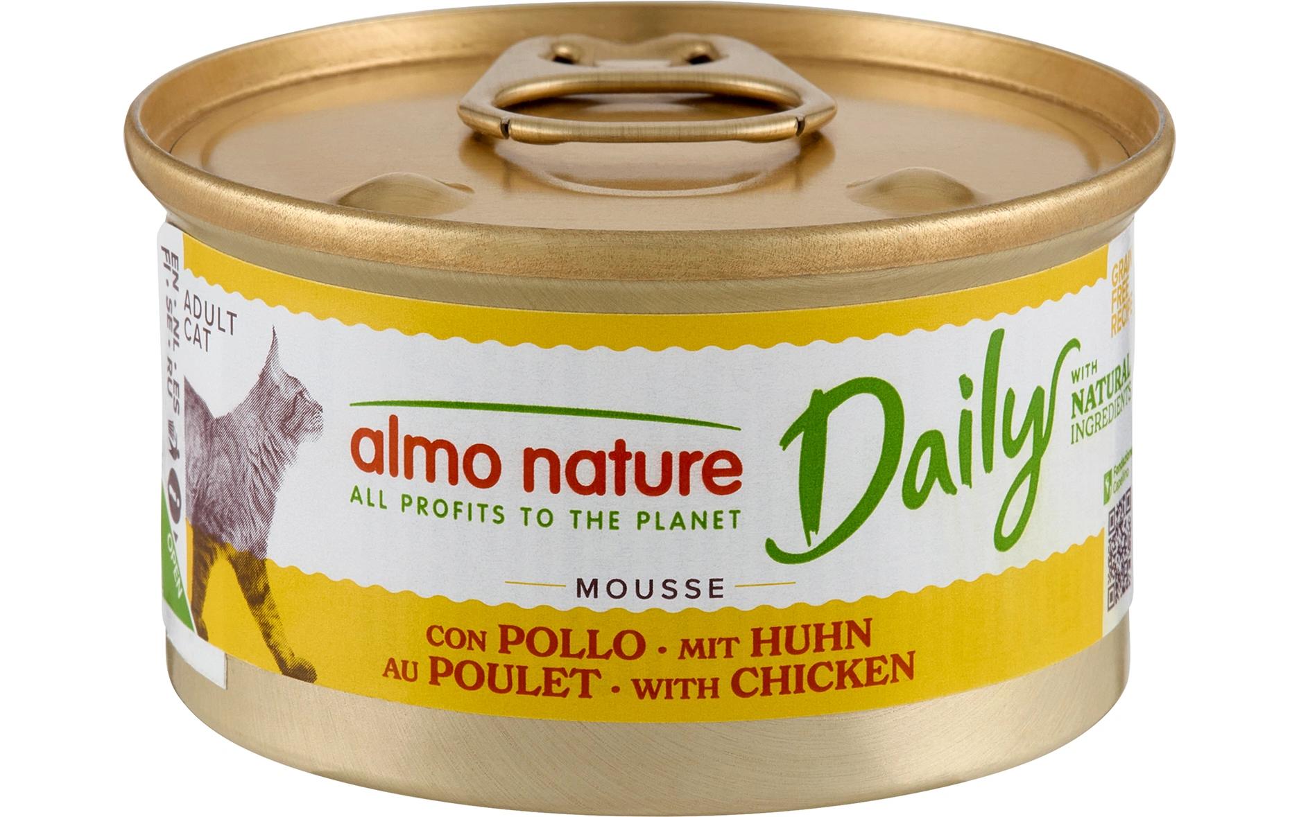 Almo Nature Nassfutter Daily Mousse 85g Huhn