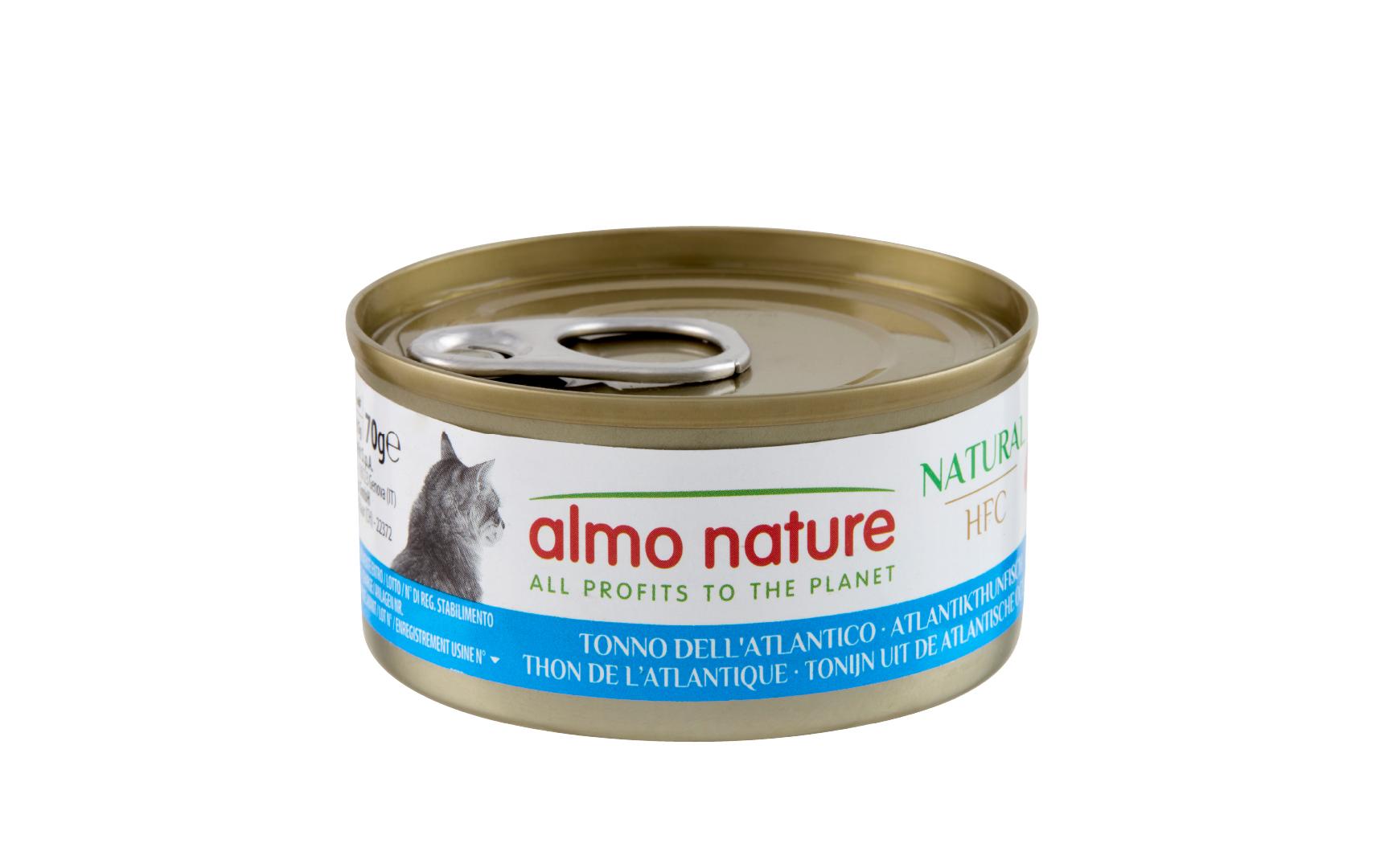 Almo Nature Nassfutter HFC Natural Atlantikthunfisch Dose 70g