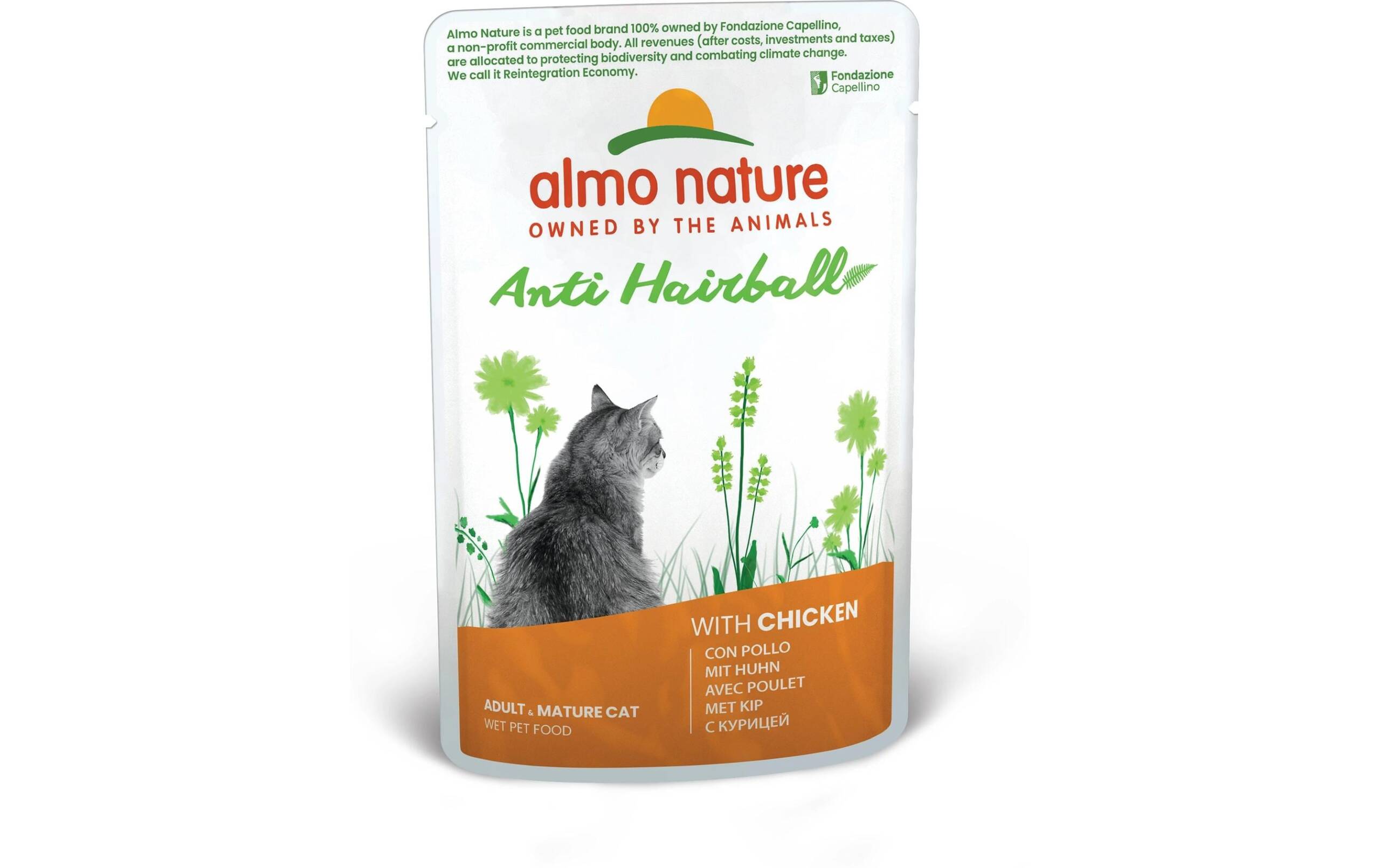 Almo Nature Nassfutter PFC Daily Anti Hair Huhn Beutel 70g