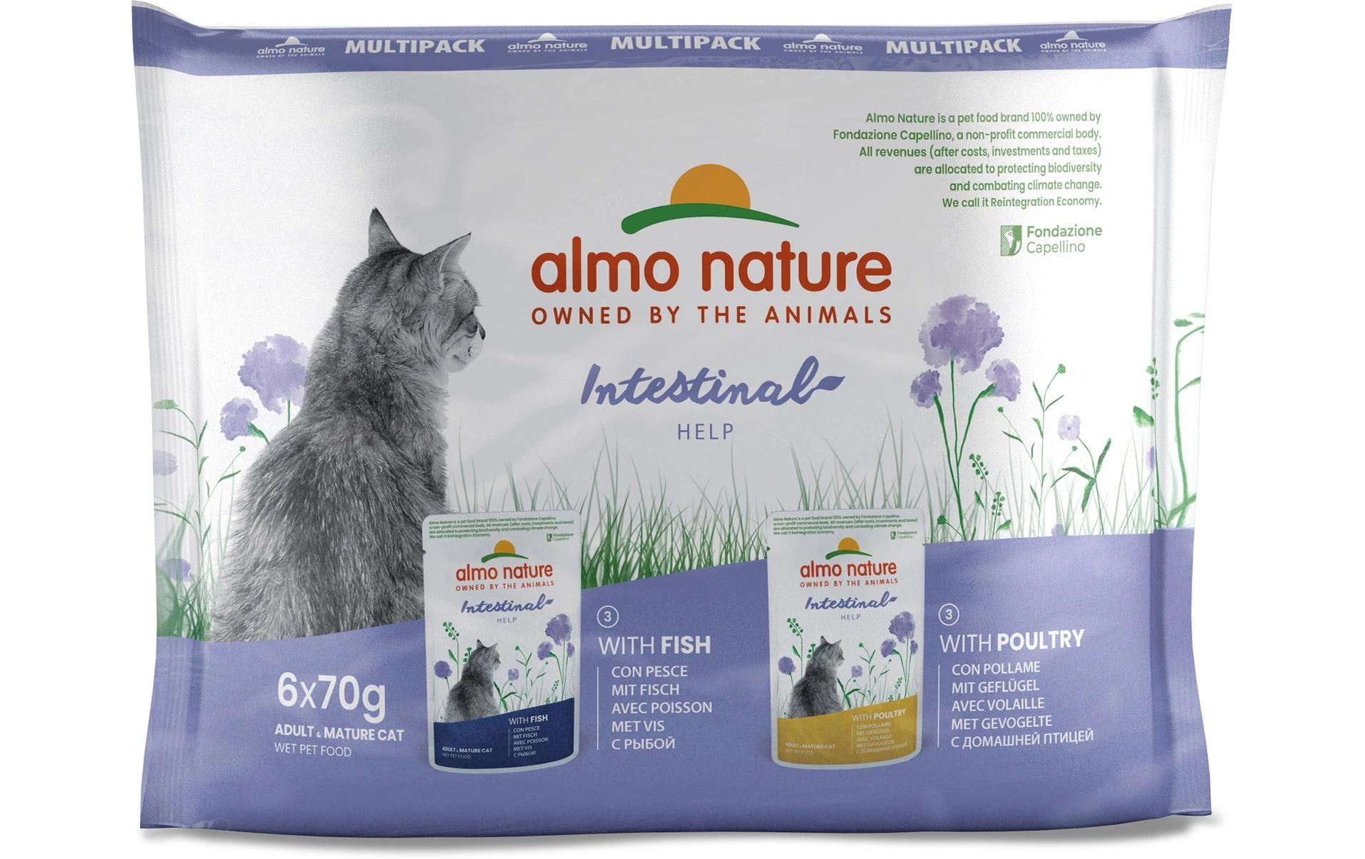 Almo Nature Nassfutter Digestive Help MP Beutel 6x70g