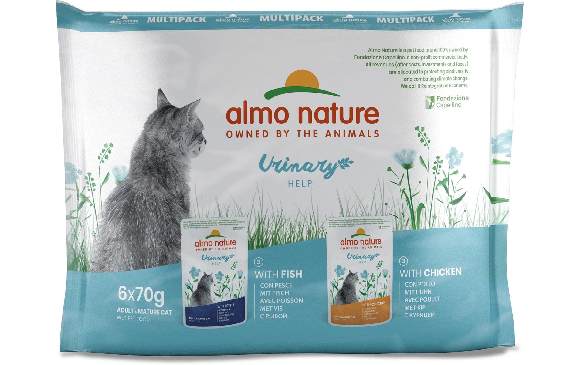 Almo Nature Nassfutter Urinary Help MP Beutel 6x70g