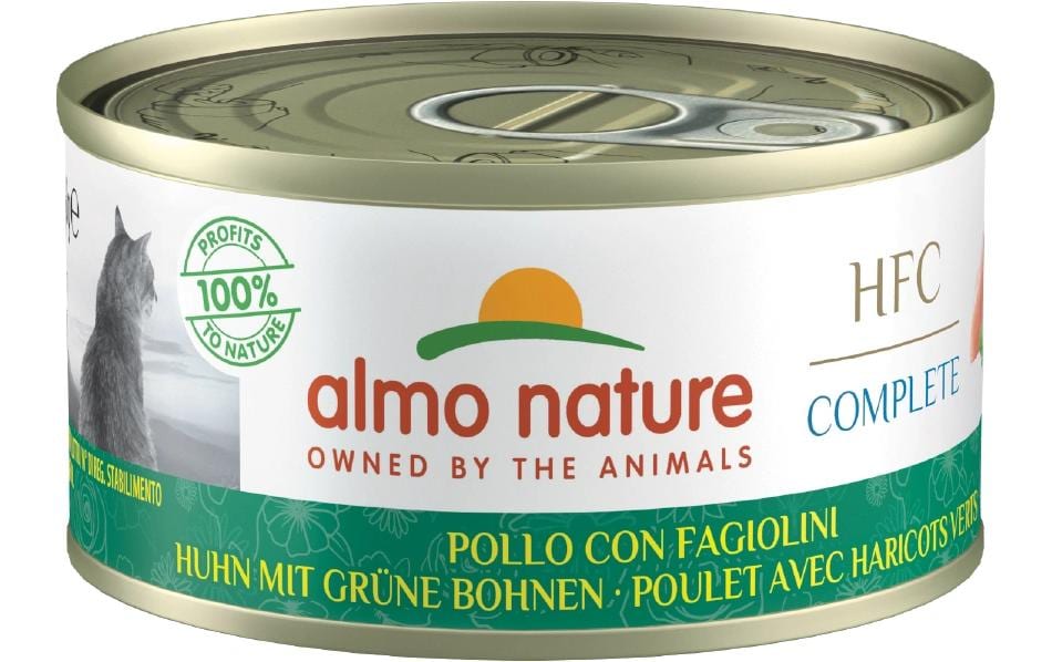 Almo Nature Nassfutter Huhn mit gr. Bohnen 70g