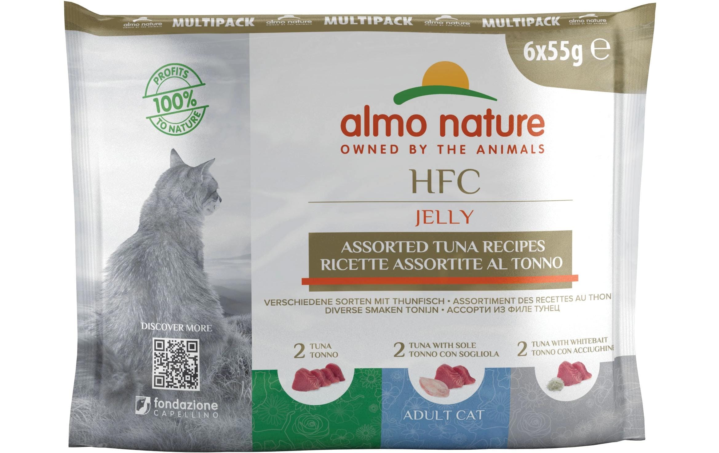 Almo Nature Nassfutter Jelly Multipack Thunfisch 2x3x55g