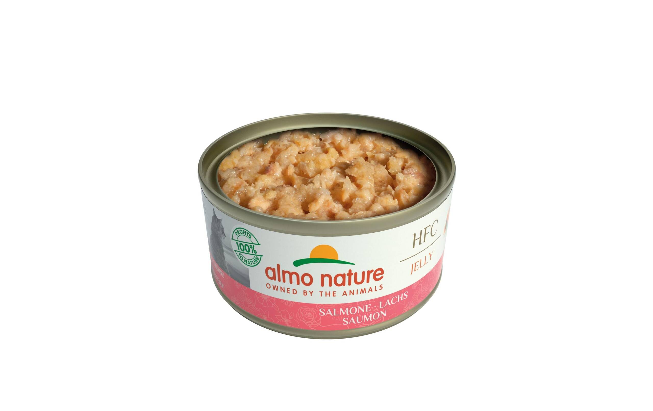 Almo Nature Nassfutter HFC Jelly KIT Lachs Dose 24x70g – Bild 4