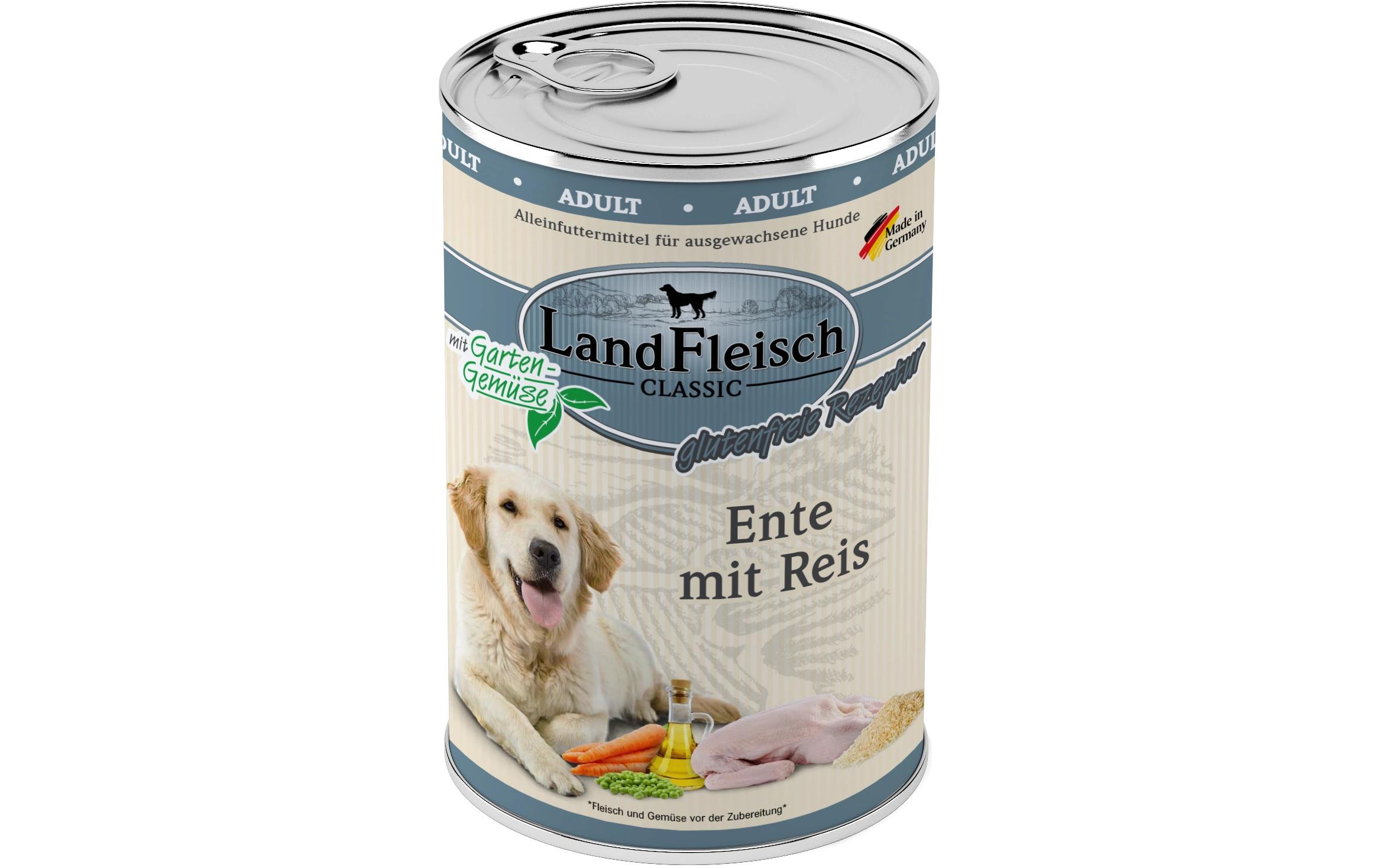 Landfleisch Classic Ente&Reis 400g