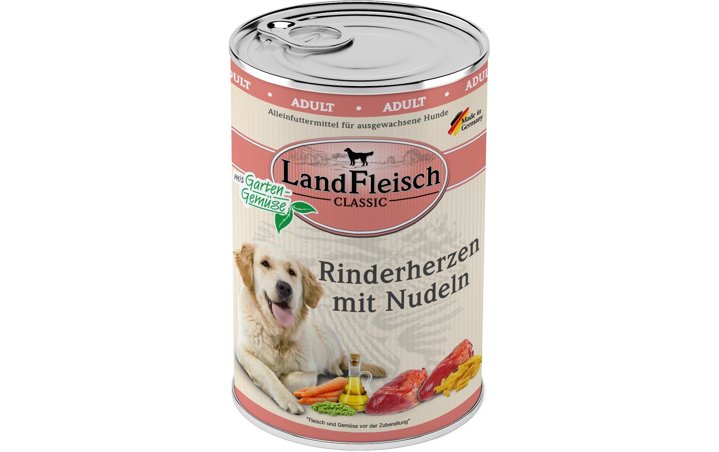 Landfleisch Classic Rinderherz&Nudeln 400g