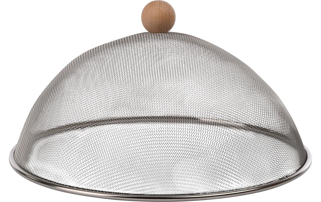 Esschert Design Fliegenhaube Edelstahl S Buchenholz, 30x16.3 cm (DxH)
