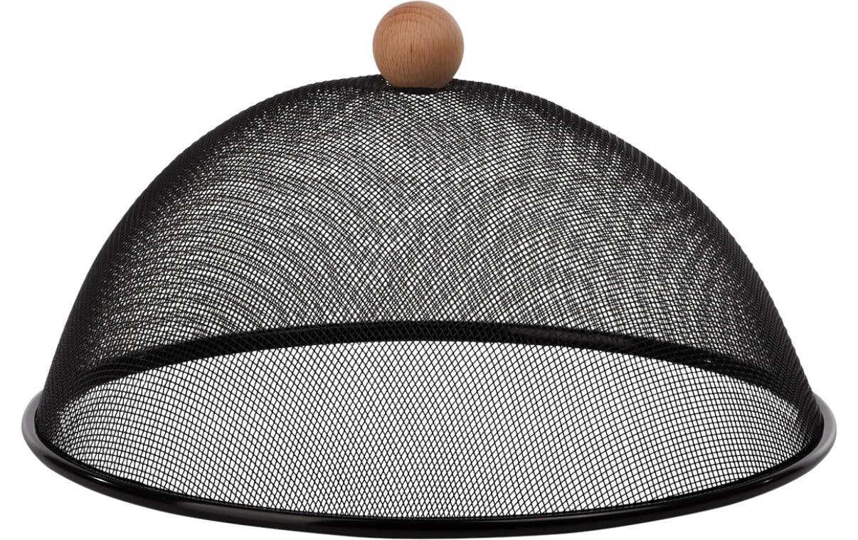 Esschert Design Fliegenhaube Schwarz S Eisen, Buchenholz, 30x16.3 cm (DxH)