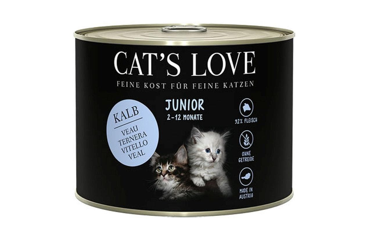Cats Love Junior Kalb 200g