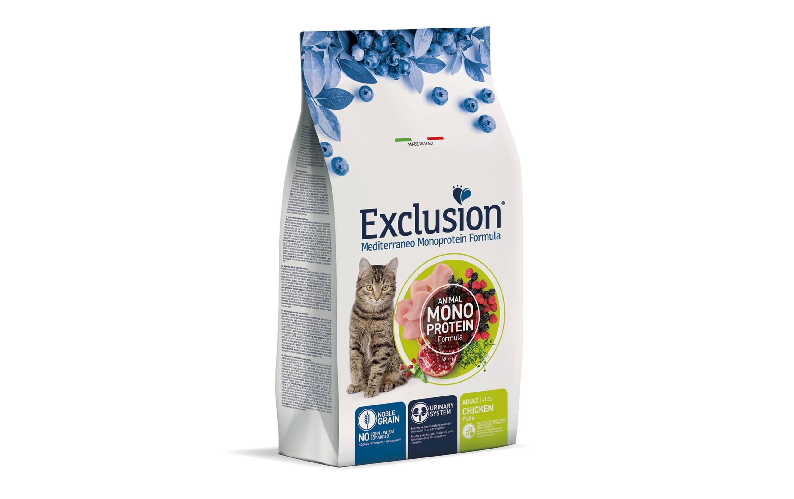 Exclusion Cat Adult Chicken 1.5kg Mediterraneo Monoprotein