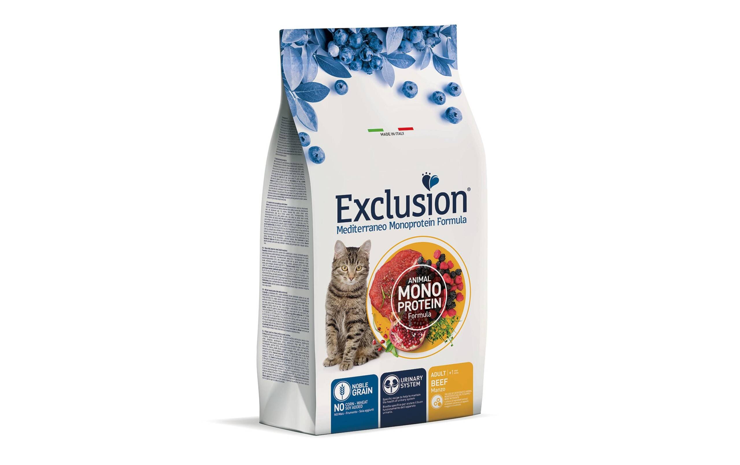 Exclusion Cat Adult Beef 1.5kg Mediterraneo Monoprotein – Bild 2