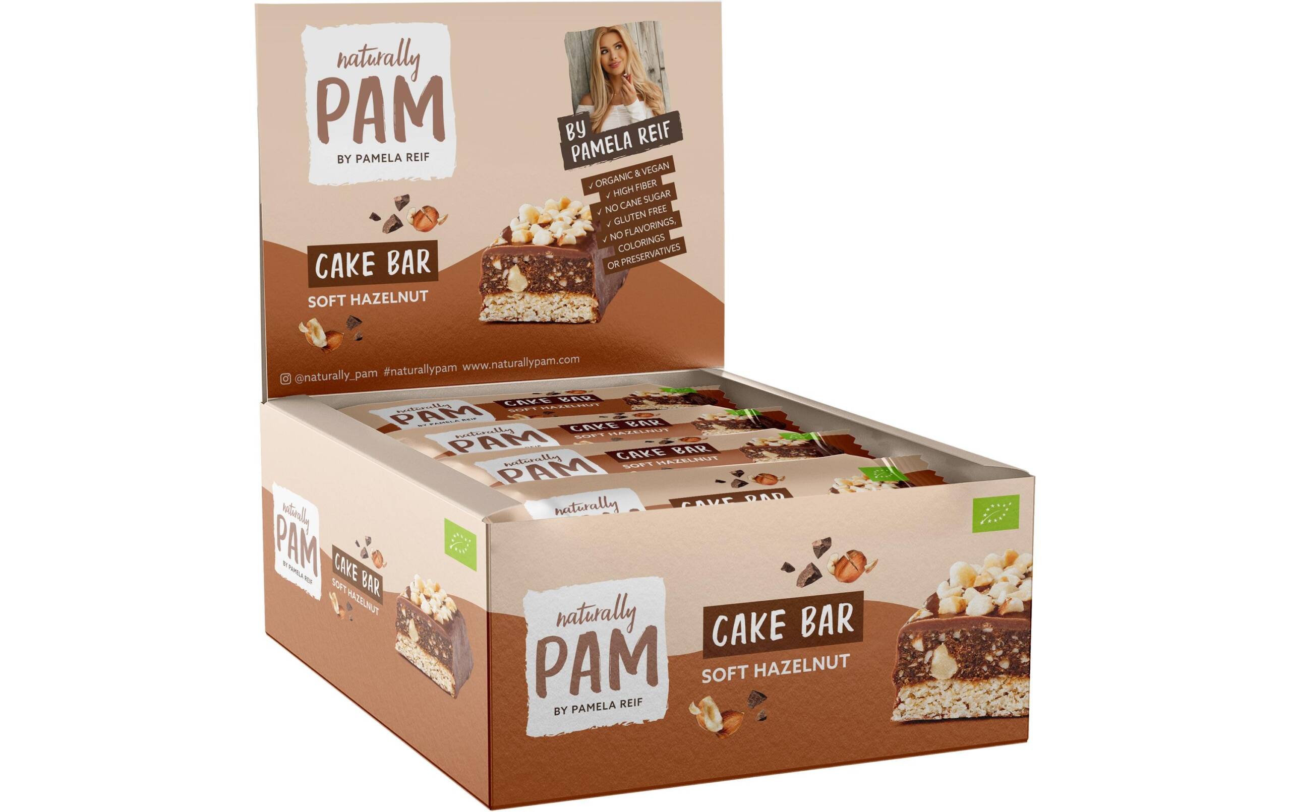 Bio Cake Bar - Soft Hazelnut 12 x 44 g