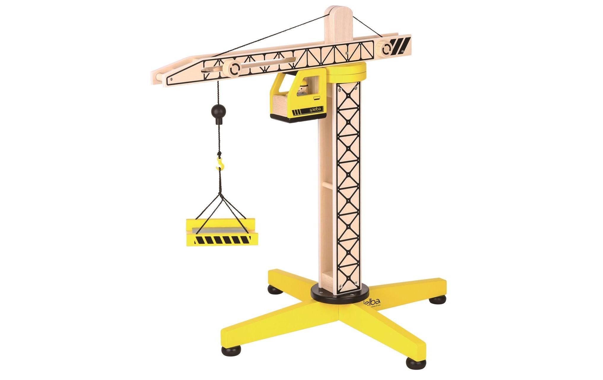 Kran mit Figur FSC Holz