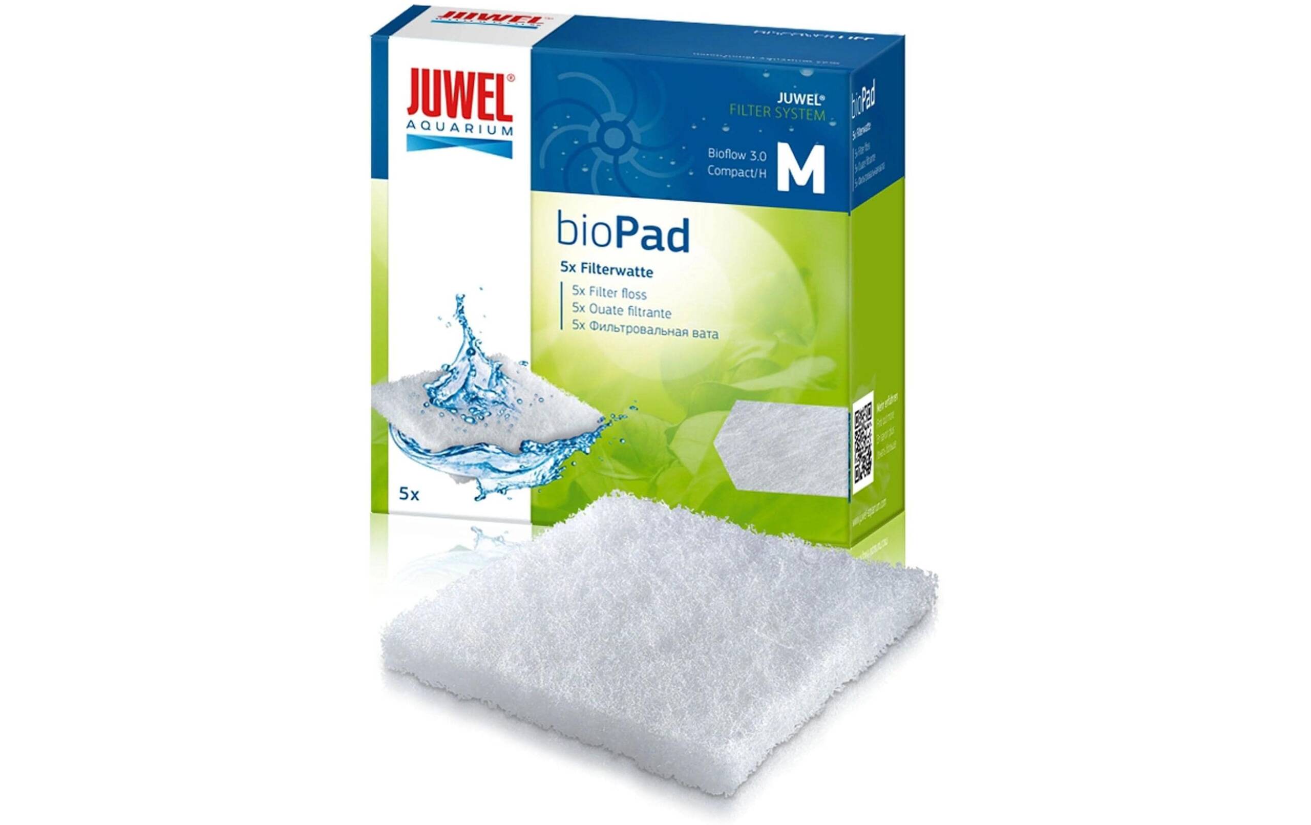 Juwel Filterwatte bioPad M,  5 Stk Compact, zu Bioflow M