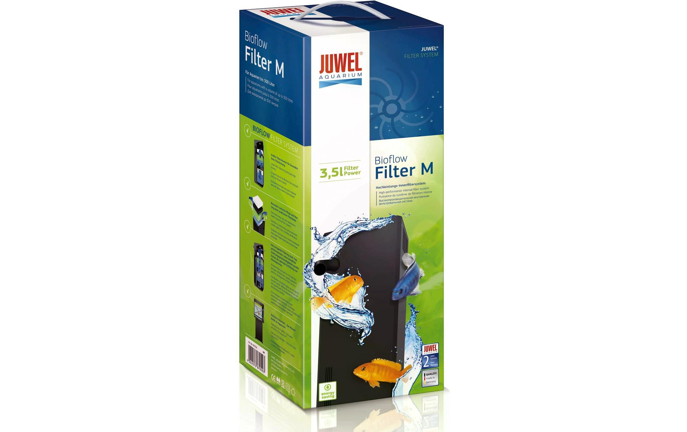 Juwel Innenfilter Bioflow M / 3.0 600L/h 6.5Watt, L=155mm, B=102mm, H=417mm