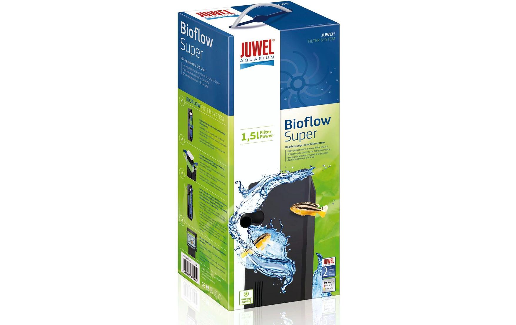 Juwel Innenfilter Bioflow Super 300L/h 4.5Watt, L=105mm, B=102mm, H=339mm