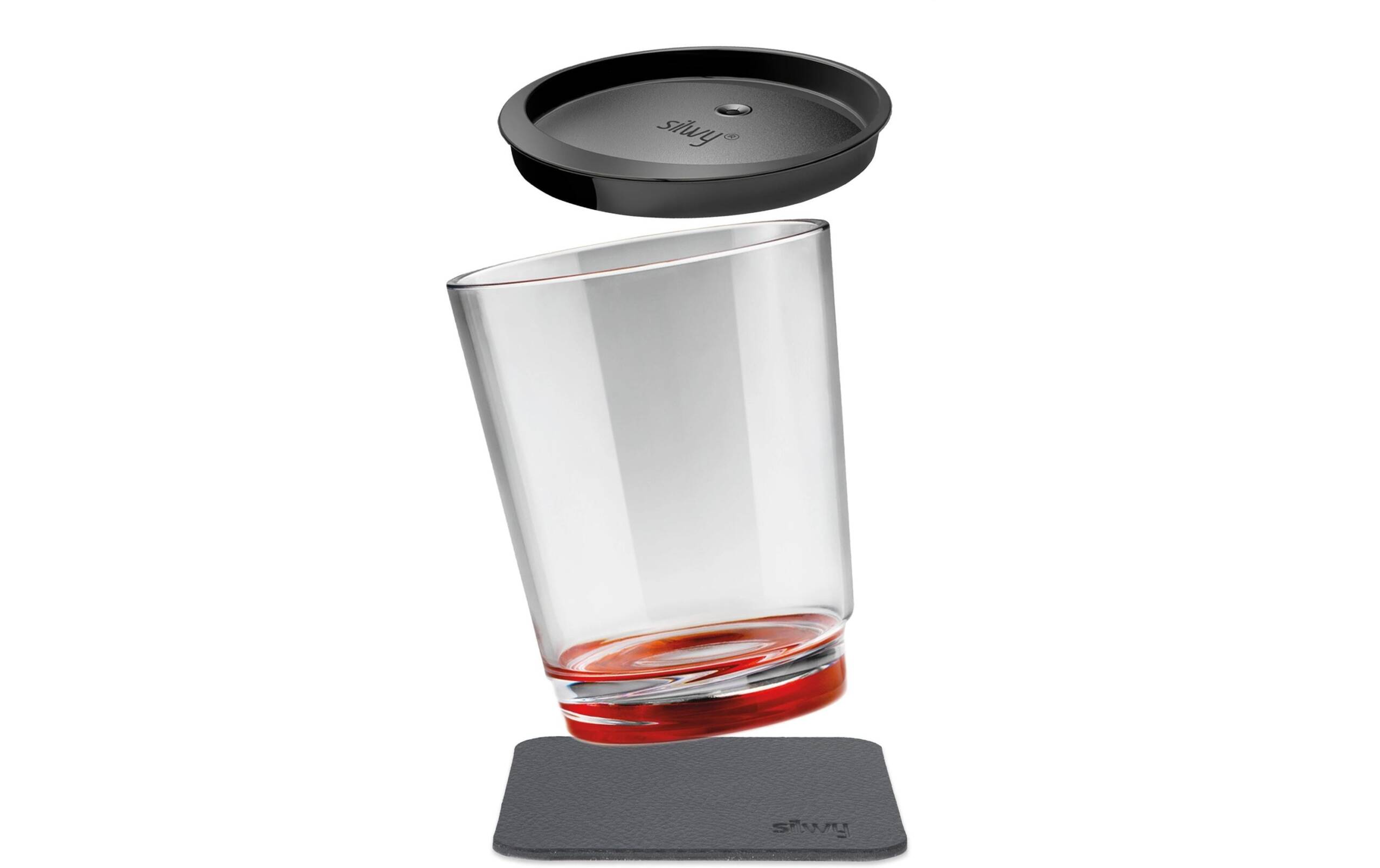 silwy Magnet-Kunststoff-Trinkbecher Triple READY RED