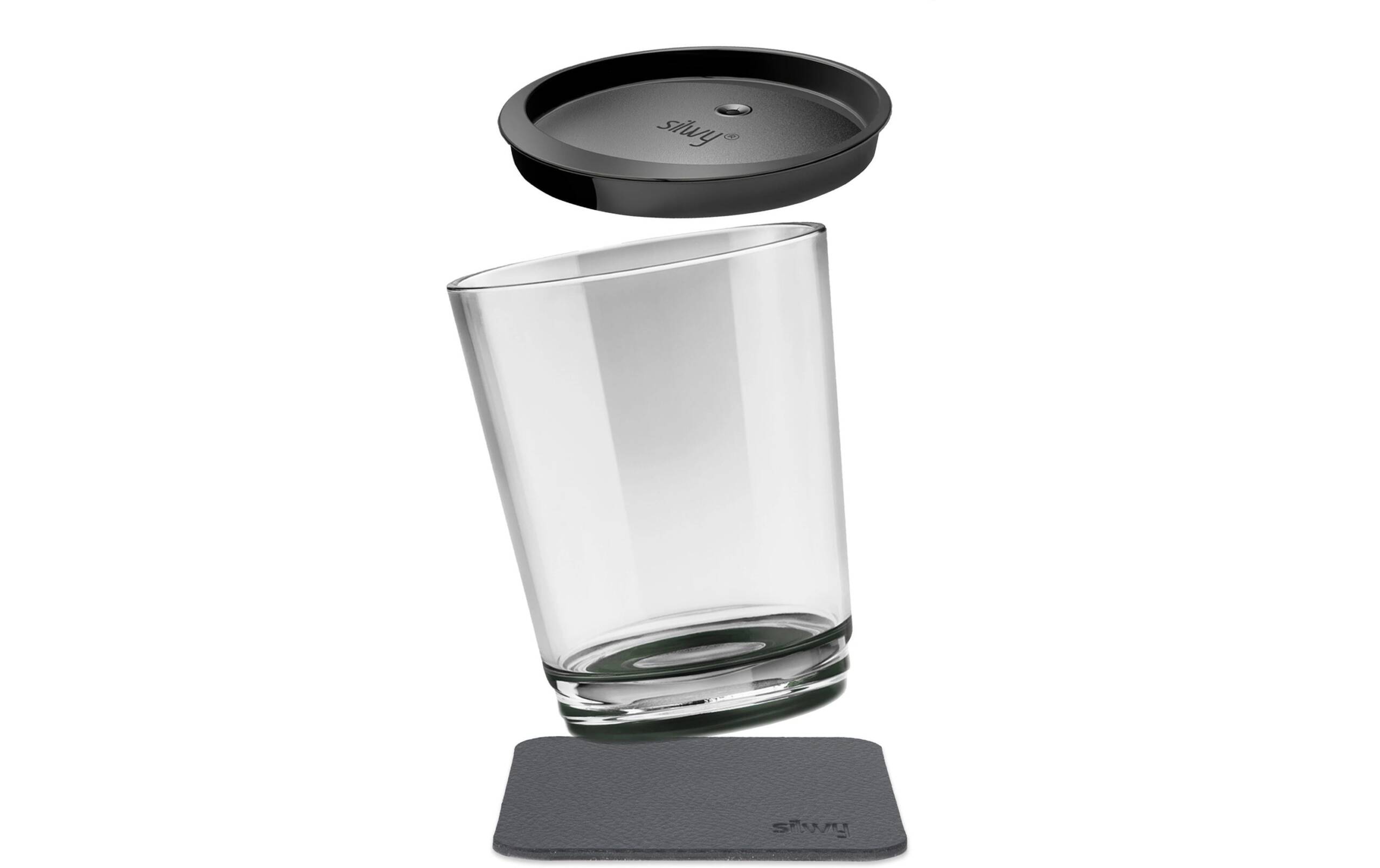 silwy Magnet-Kunststoff-Trinkbecher Triple PEARL GREY