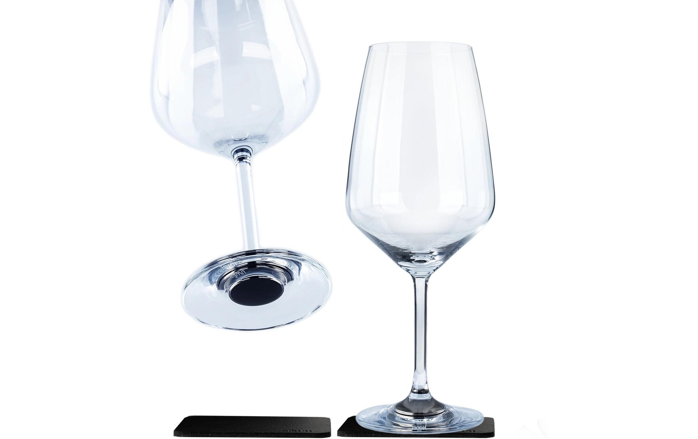 silwy Magnet-Kristallgläser WEIN BORDEAUX