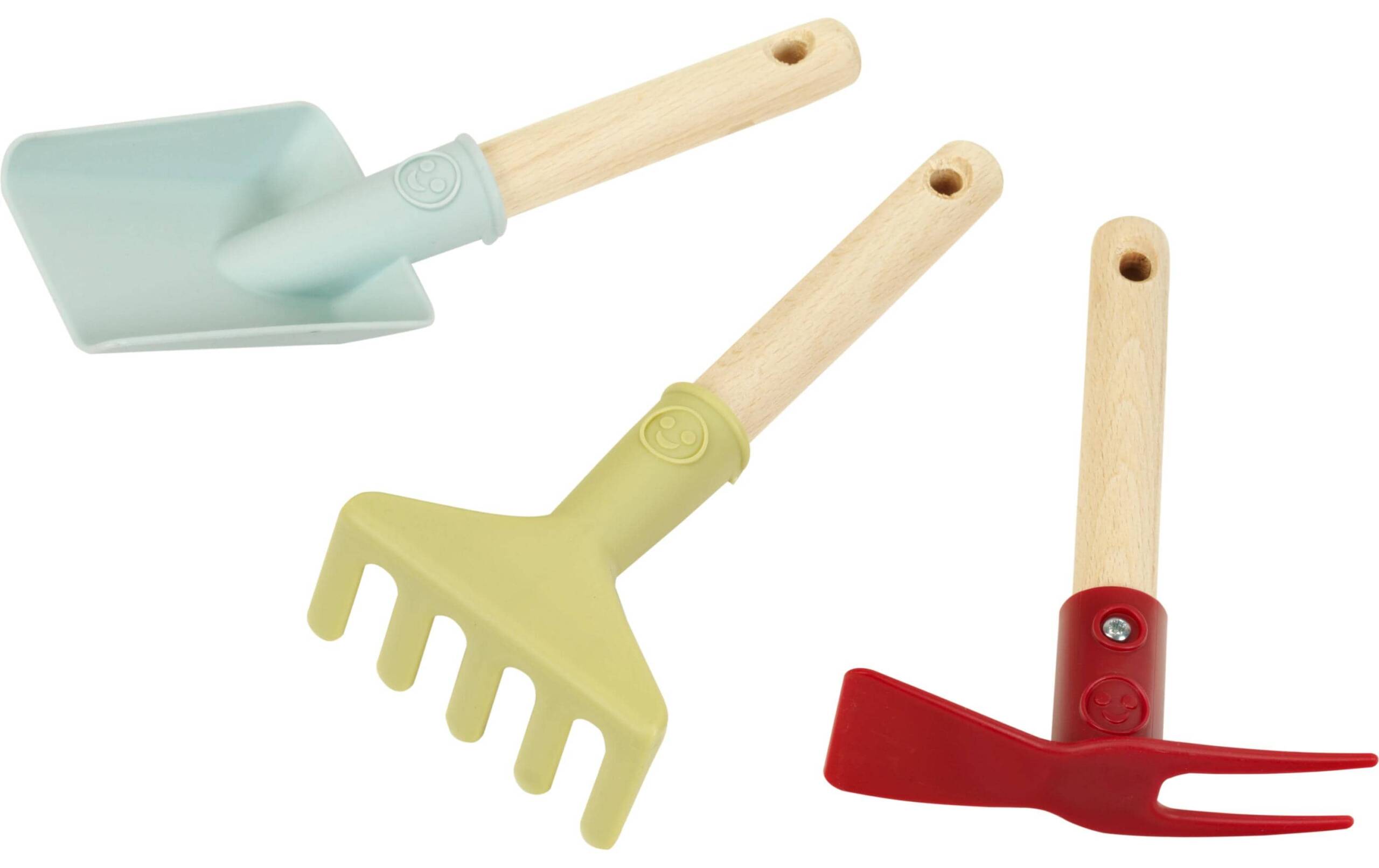 LF - Gartenwerkzeug 3-tlg Kunststoff recycelt und Holz