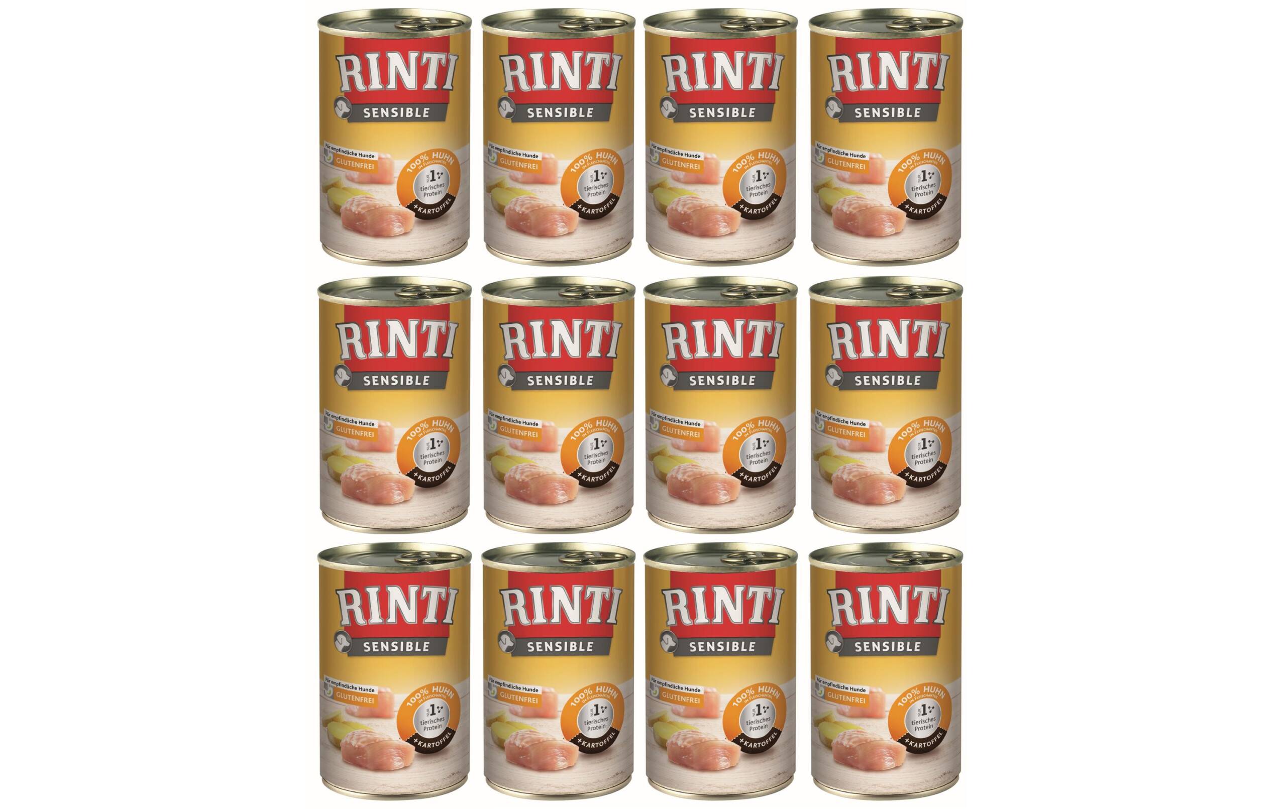 Rinti Sensible Dose Huhn + Kart. KIT 12 x 400g